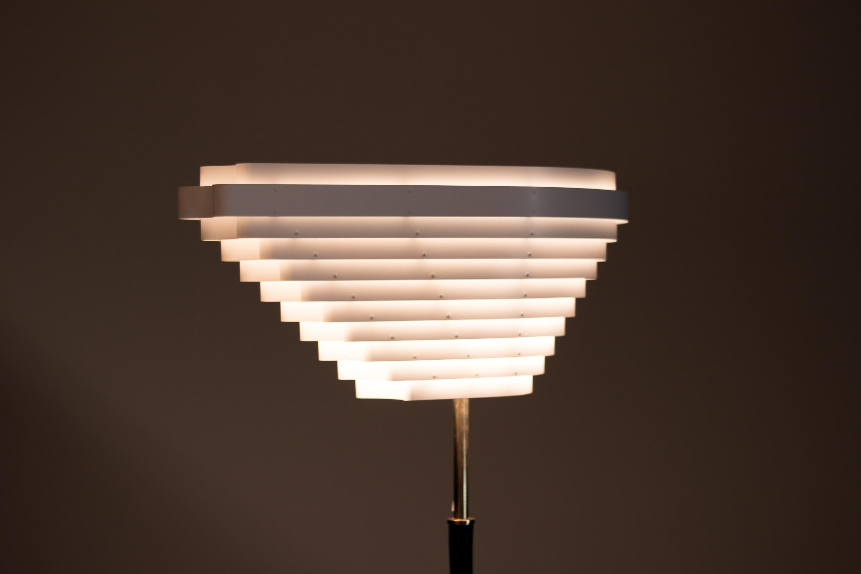 Leather Alvar Aalto A805 Angel Wing Floor Lamp
