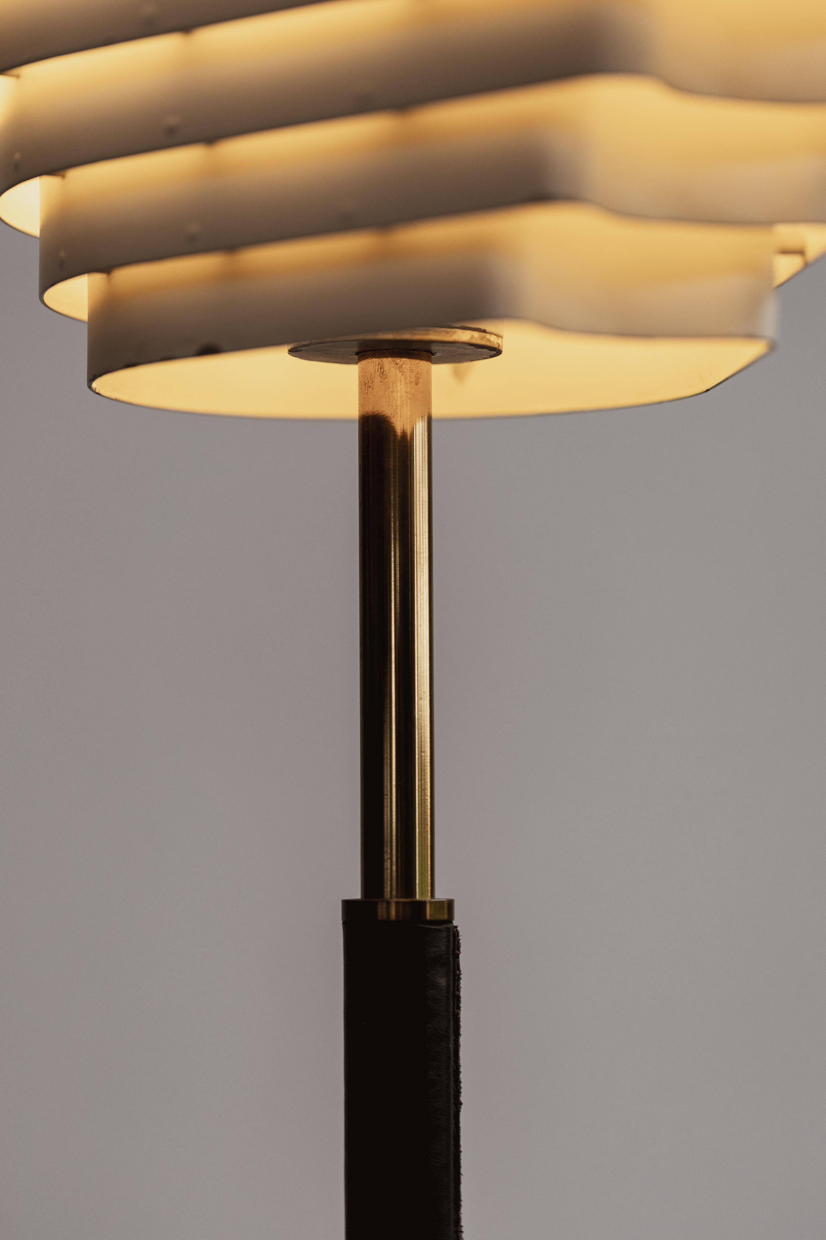 Brass Alvar Aalto A805 “Angel Wing” Floor Lamp for Valaistustyö, 1954 For Sale