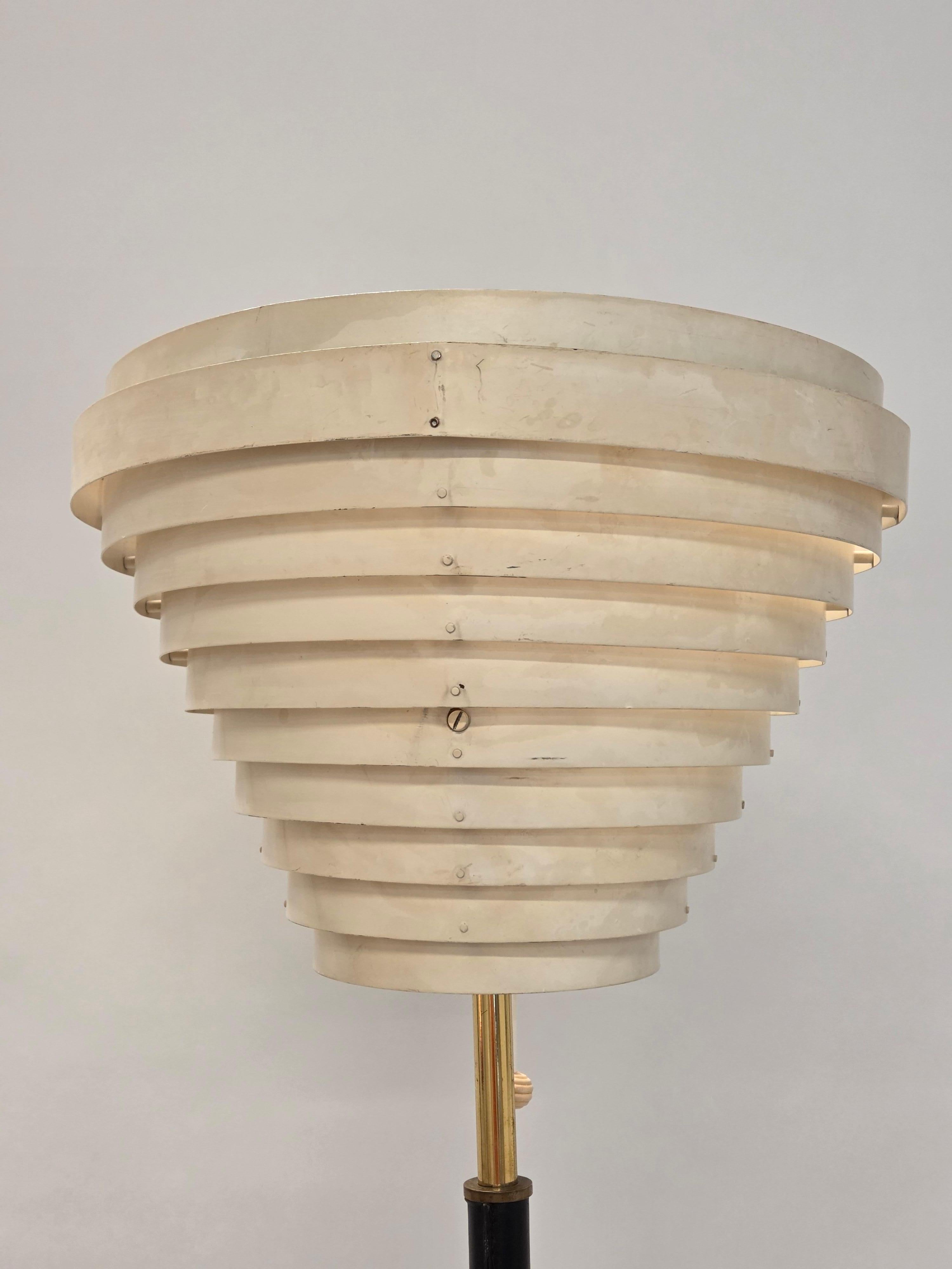 Finnish Alvar Aalto Angel Wing Floor Lamp A805 By Valaistustyö