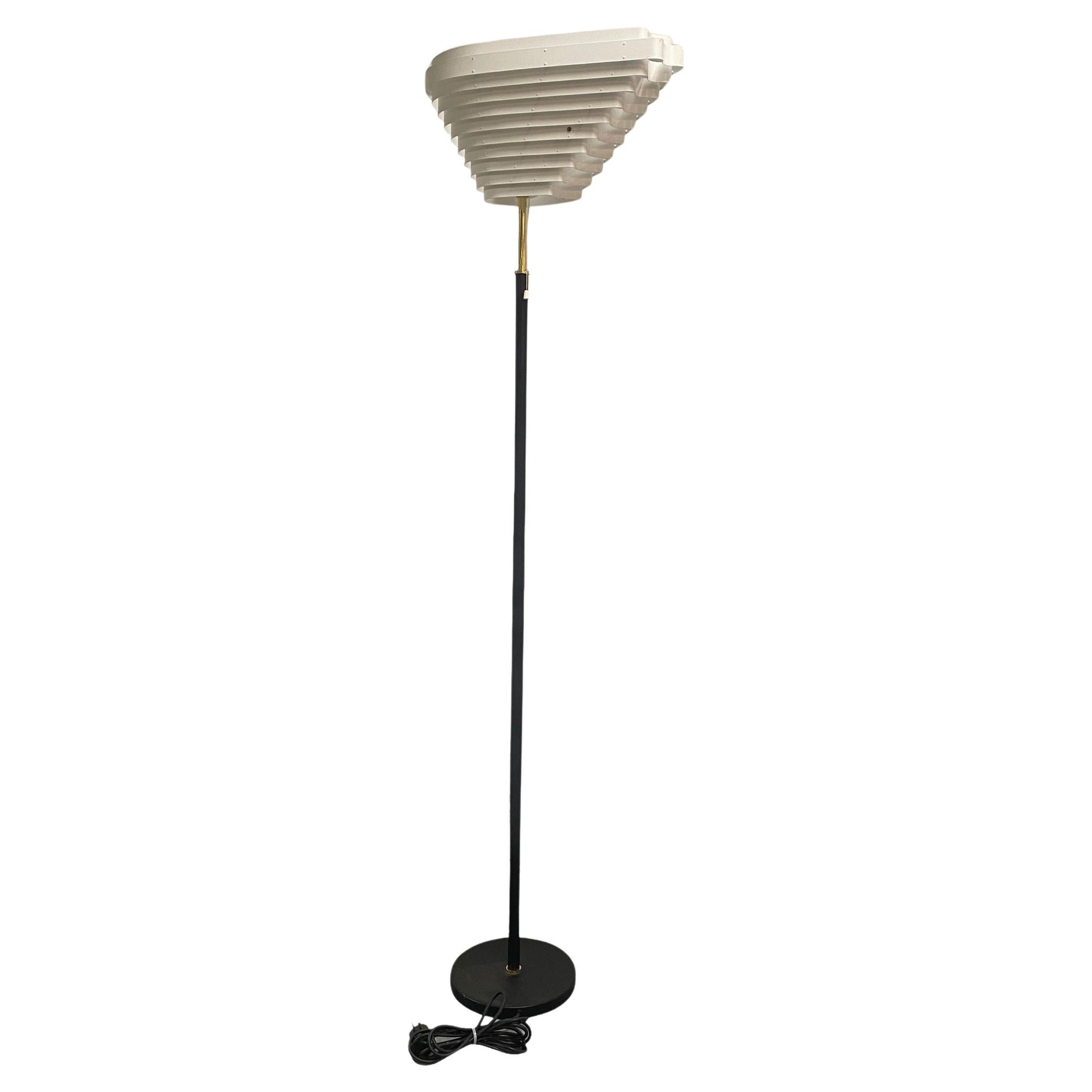 Alvar Aalto  `Angel Wing` Floor Lamp A805 For Sale