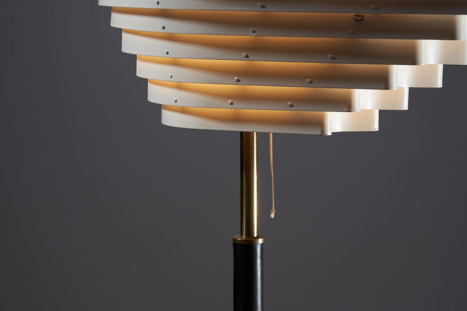 Alvar Aalto “Angel Wing” Floor Lamp for Valaistustyö Ky, Finland 1954 4