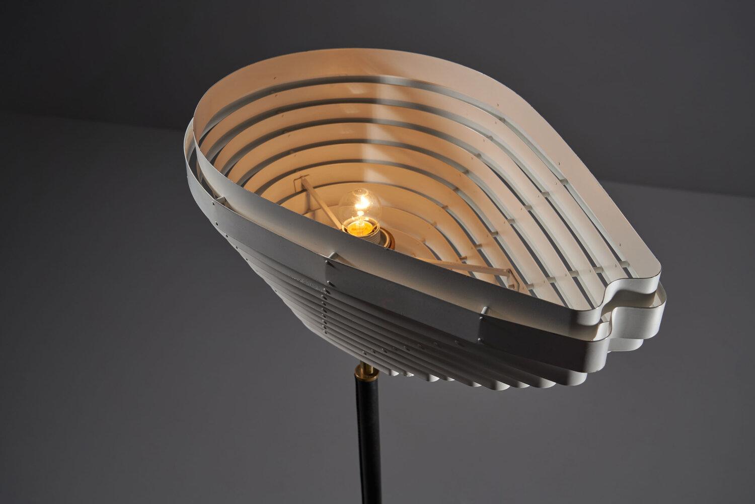 Alvar Aalto “Angel Wing” Floor Lamp for Valaistustyö Ky, Finland 1954 10