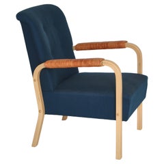 Alvar Aalto Armchair in Laminated birch, Model no. 47, Made at Artek, 1950s