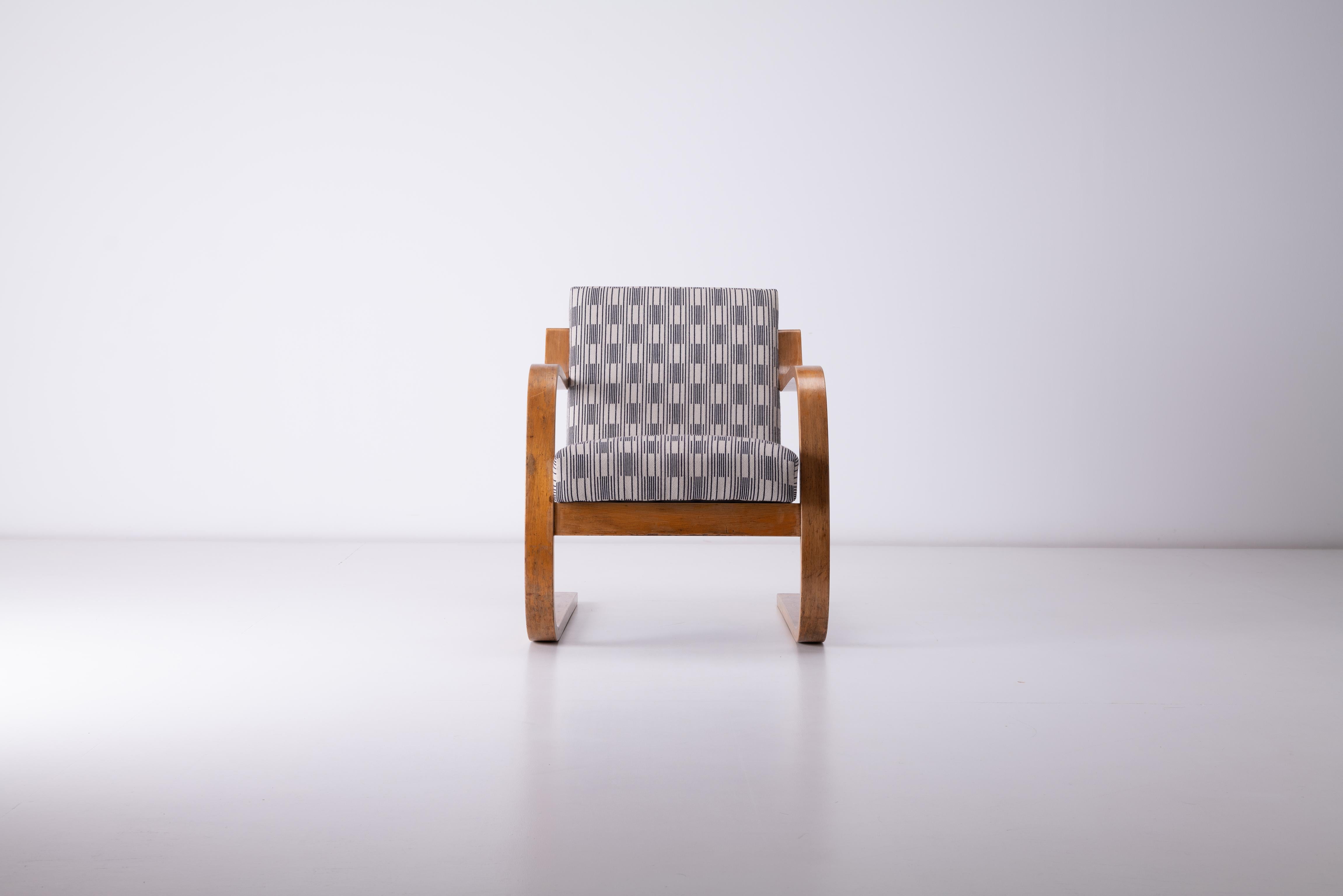 Fauteuil Alvar Aalto+Aalto Modèle 34, Finmar, 1ère production 1933 en vente 4