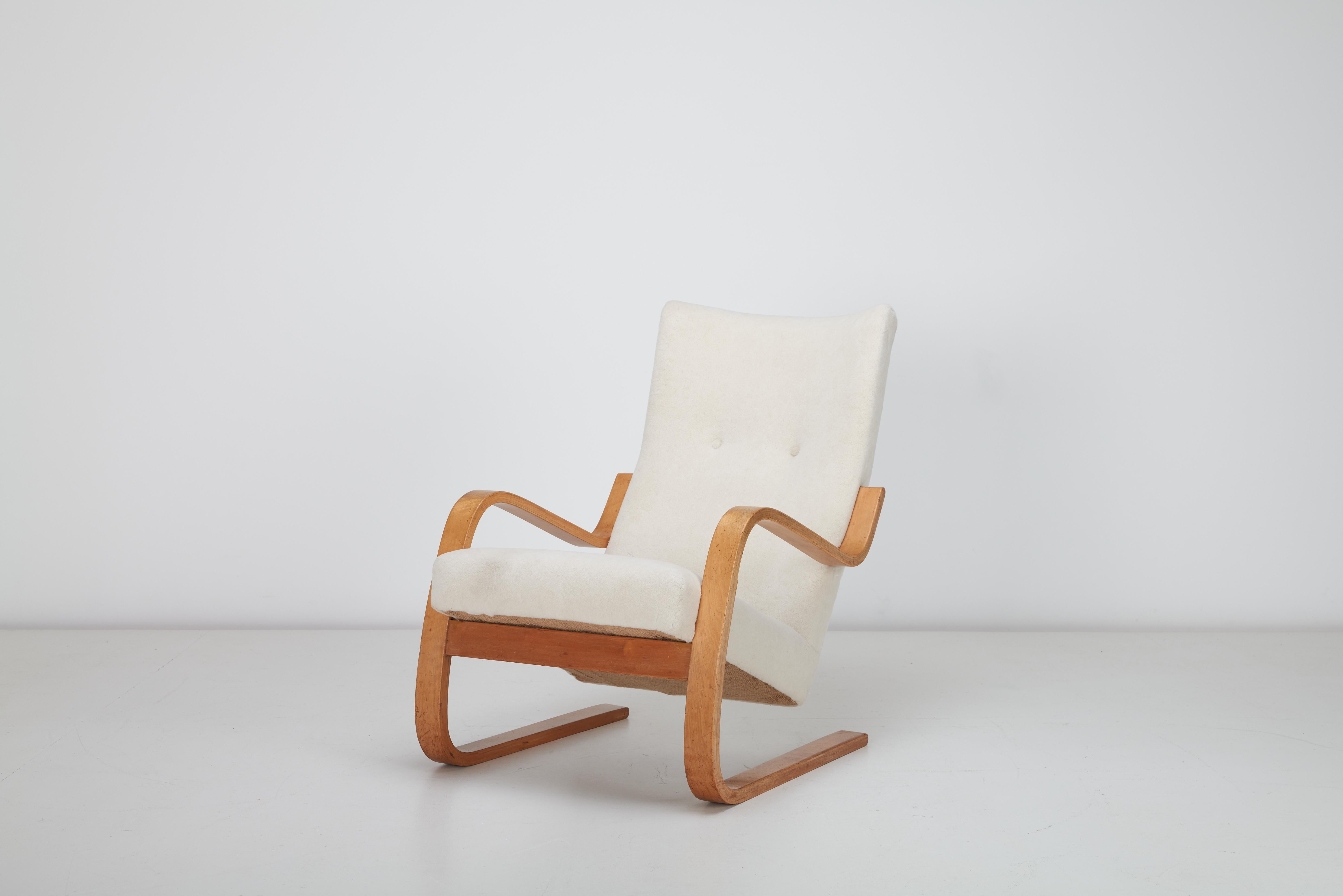Fauteuil Alvar Aalto modèle 36, Finmar/P.E. Gana, 1ère production 1933 Bon état - En vente à Uxbridge, GB