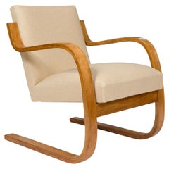 Vintage Alvar Aalto Armchair model 402, 1950's Stamped:Aalto Design made in Finland