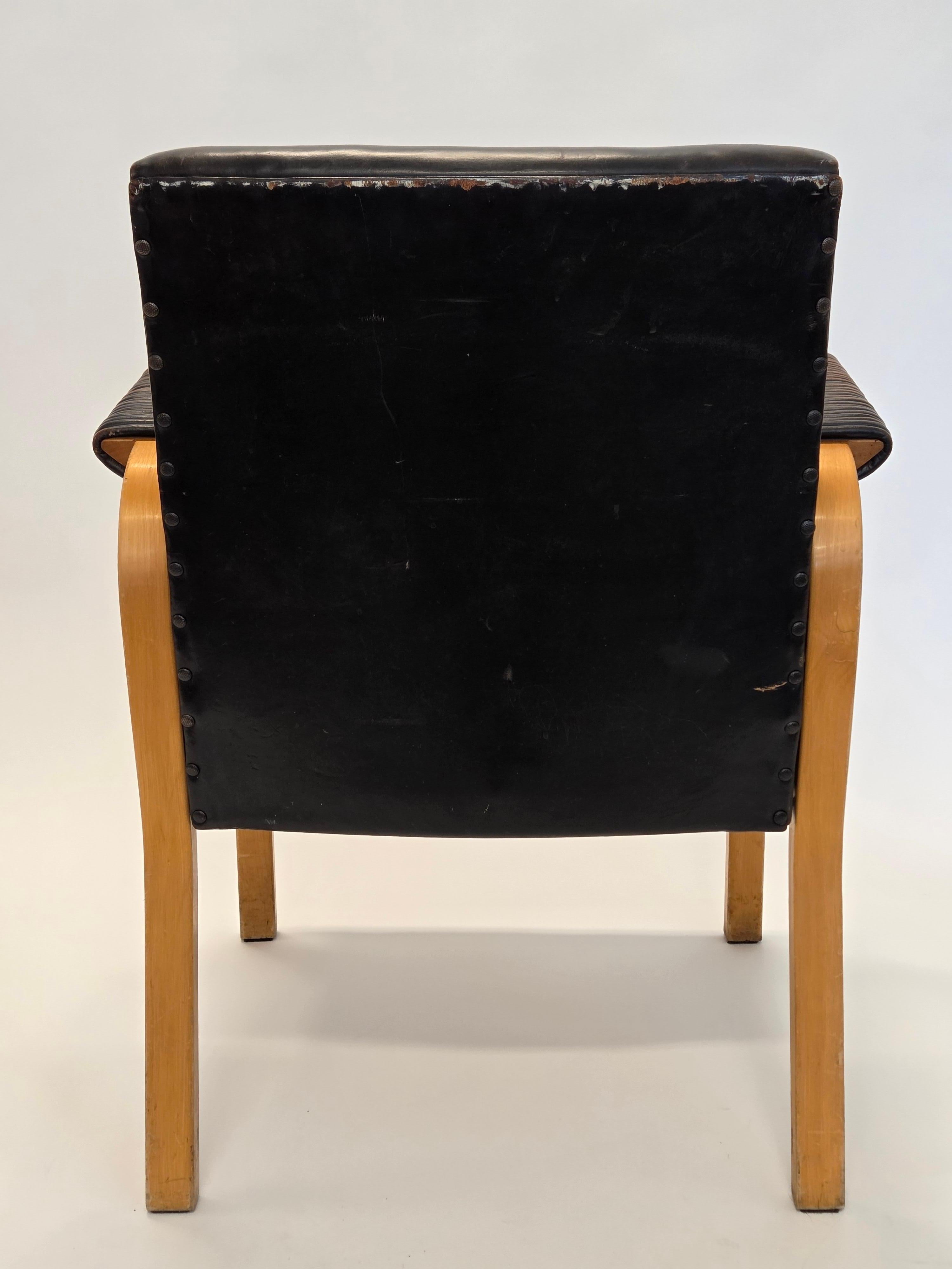 Alvar Aalto Sessel Modell 46 von Artek aus den 1950er Jahren im Angebot 4