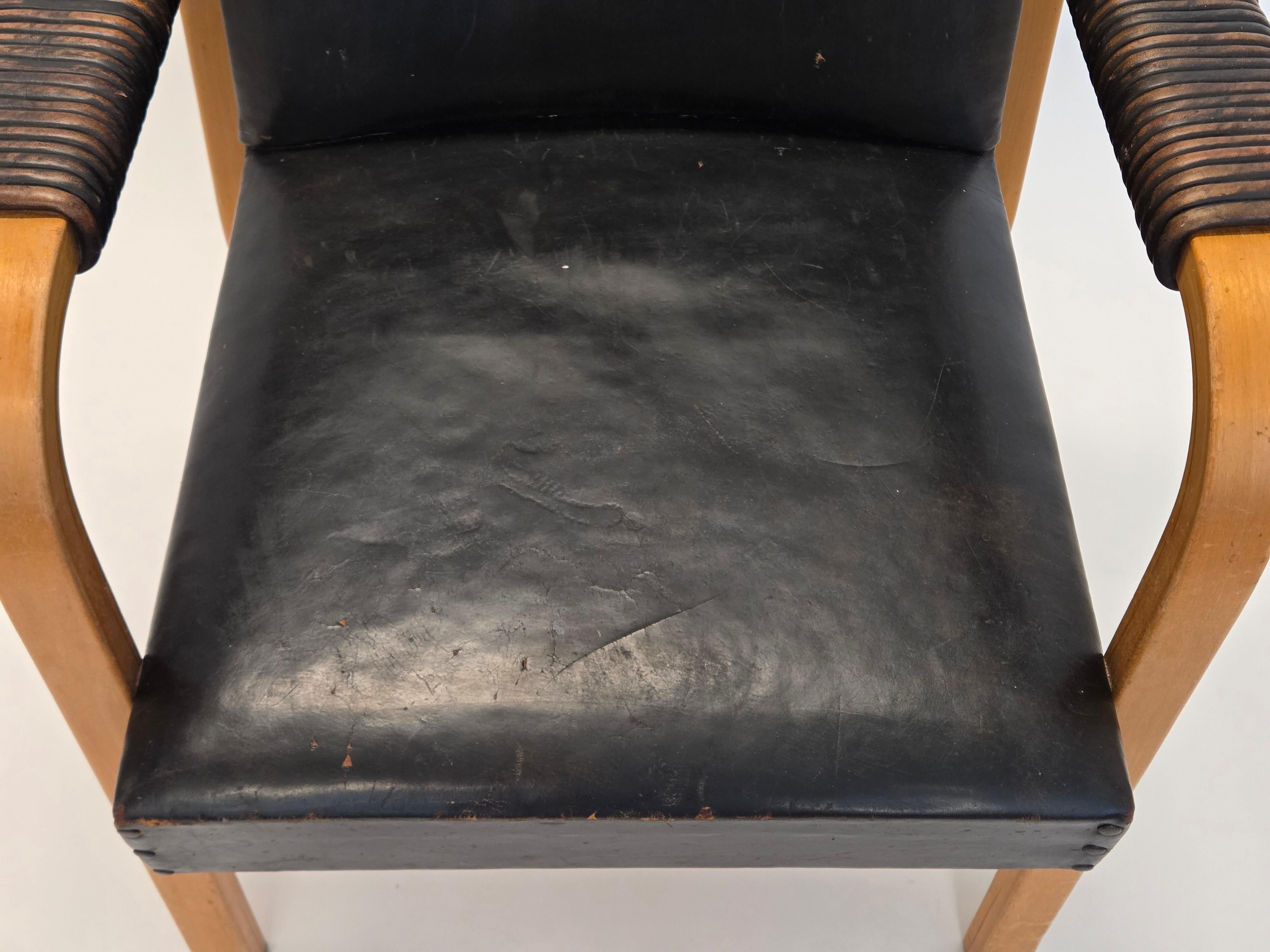 Alvar Aalto Sessel Modell 46 von Artek aus den 1950er Jahren (Mitte des 20. Jahrhunderts) im Angebot