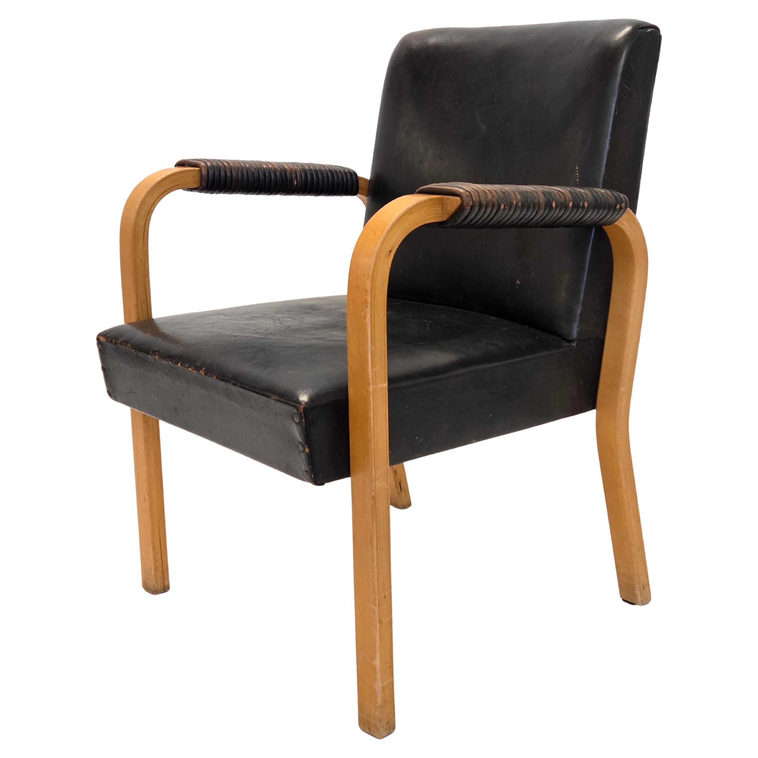 Alvar Aalto Sessel Modell 46 von Artek aus den 1950er Jahren