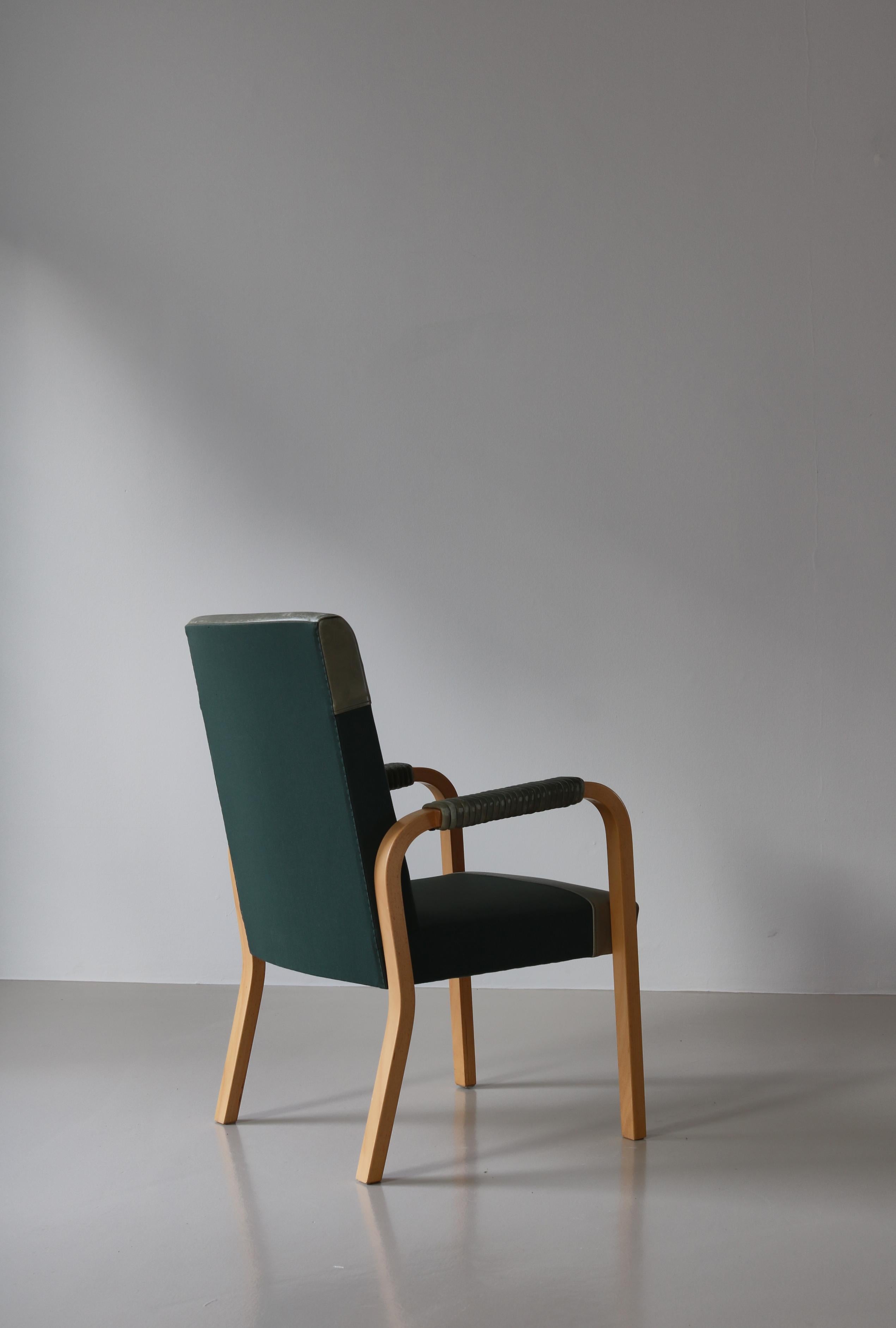 Mid-20th Century Alvar Aalto Armchair with Special Height, Artek, 
