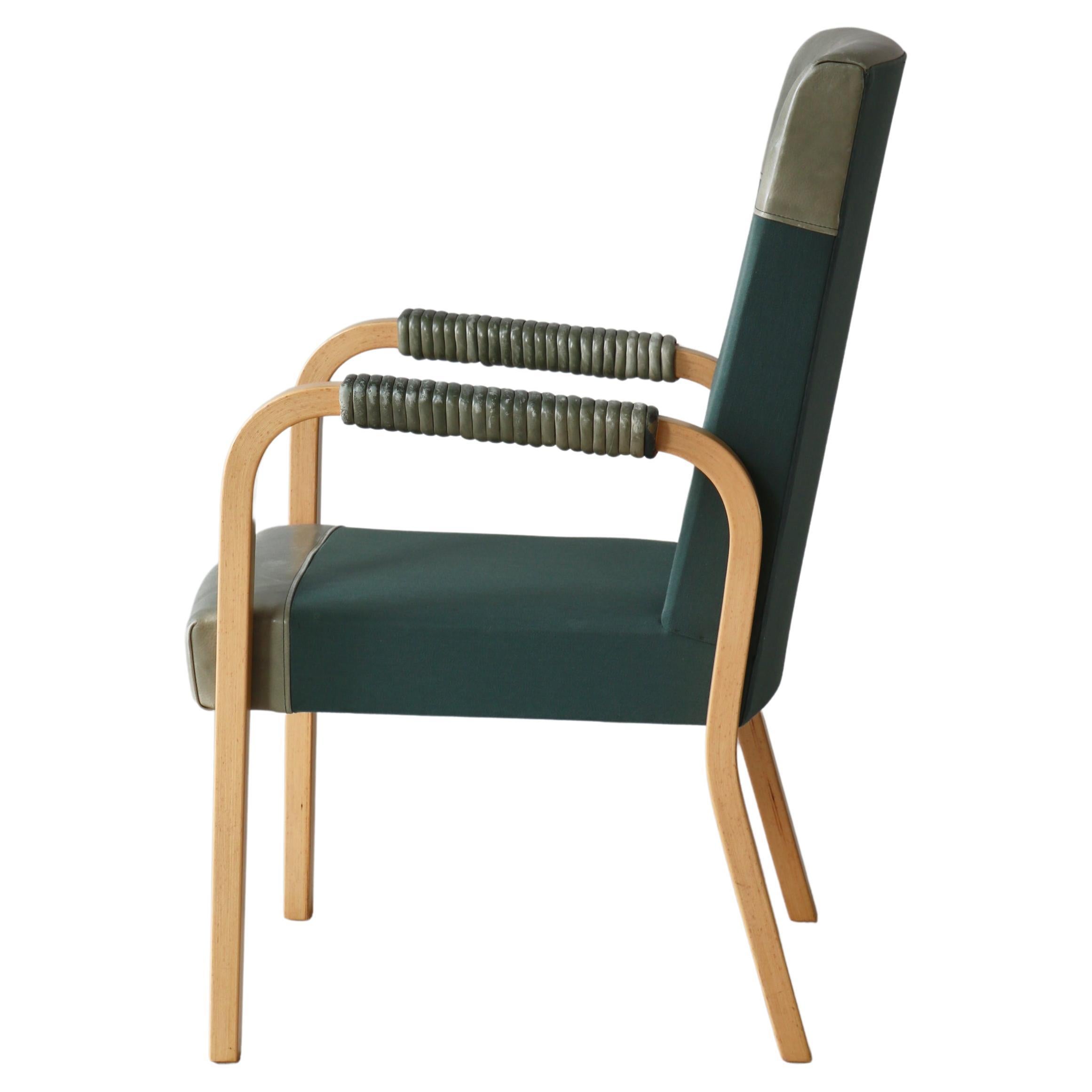 Fauteuil Alvar Aalto à hauteur spéciale, Artek, « Enso-Gutzeit », 1962 en vente