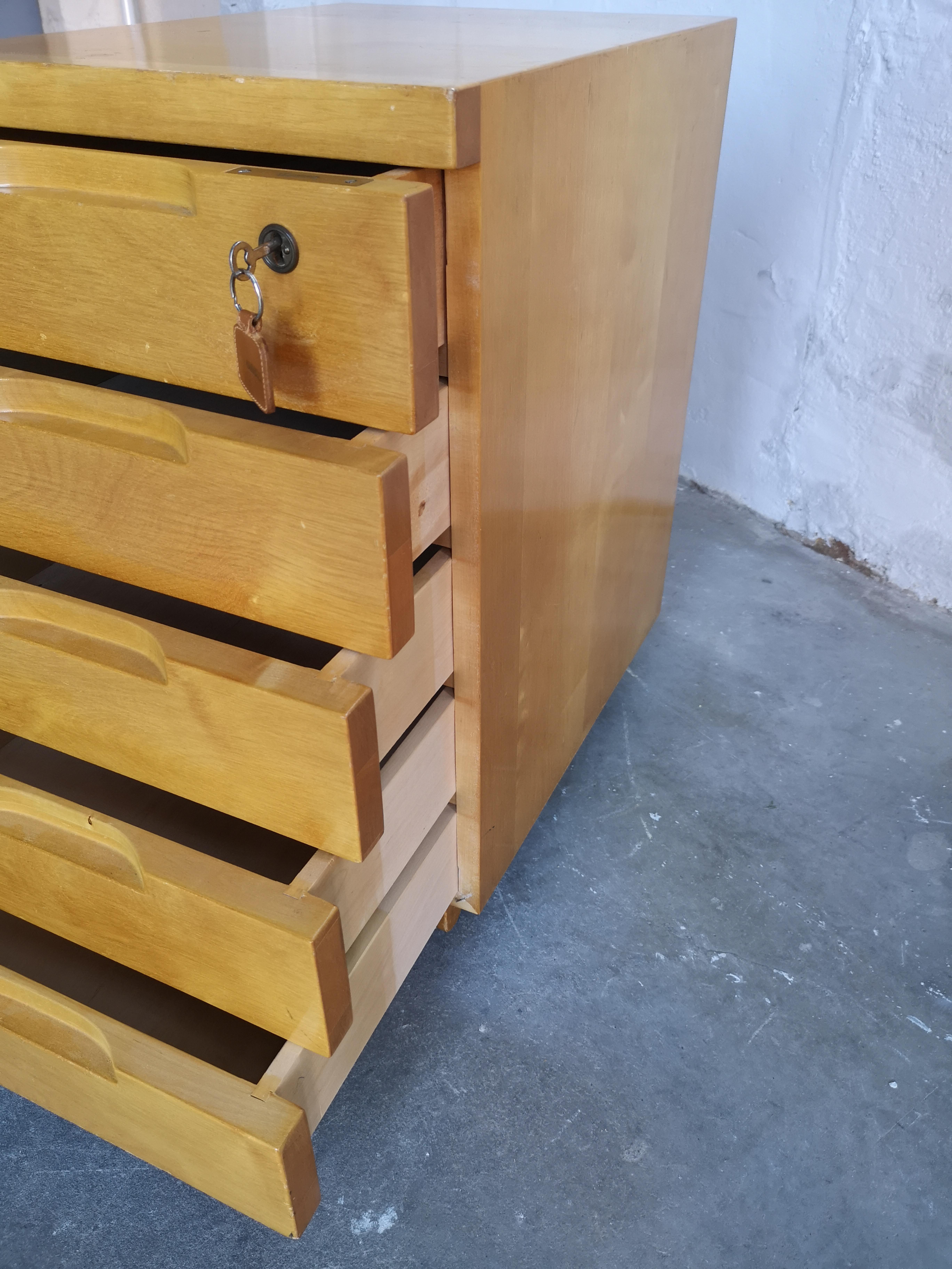 Alvar Aalto / Artek 296 Lacquered Birch Chest of Drawers or Filing Cabinet 4