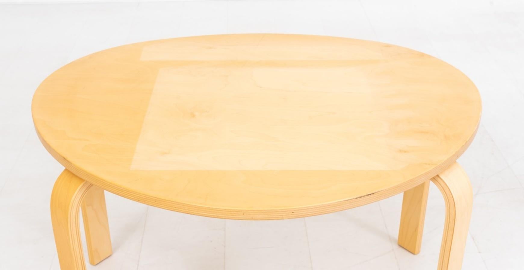Contemporary Alvar Aalto Artek Mid-Century Modern Side Tables, Pair For Sale