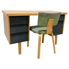 Alvar Aalto Artek-Pascoe 1940s Desk and Chair