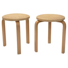 Alvar Aalto Artek Stool 60 Pair Finland 1960s Vintage Original