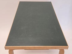 Alvar Aalto Artek Mesa Linóleo Verde Finlandia Vintage Original