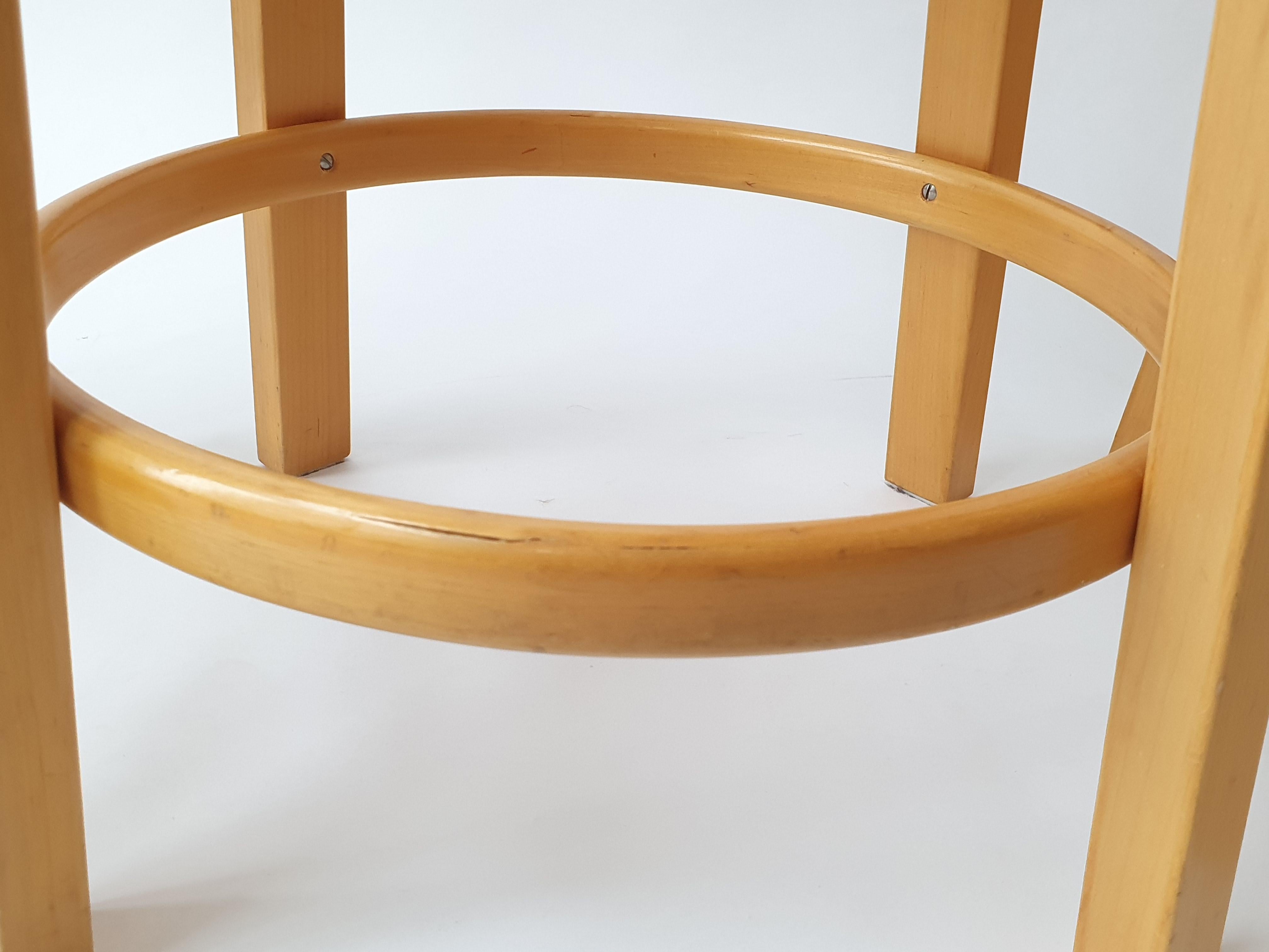 Alvar Aalto Bar Stool 64 by Artek 4 pieces 6
