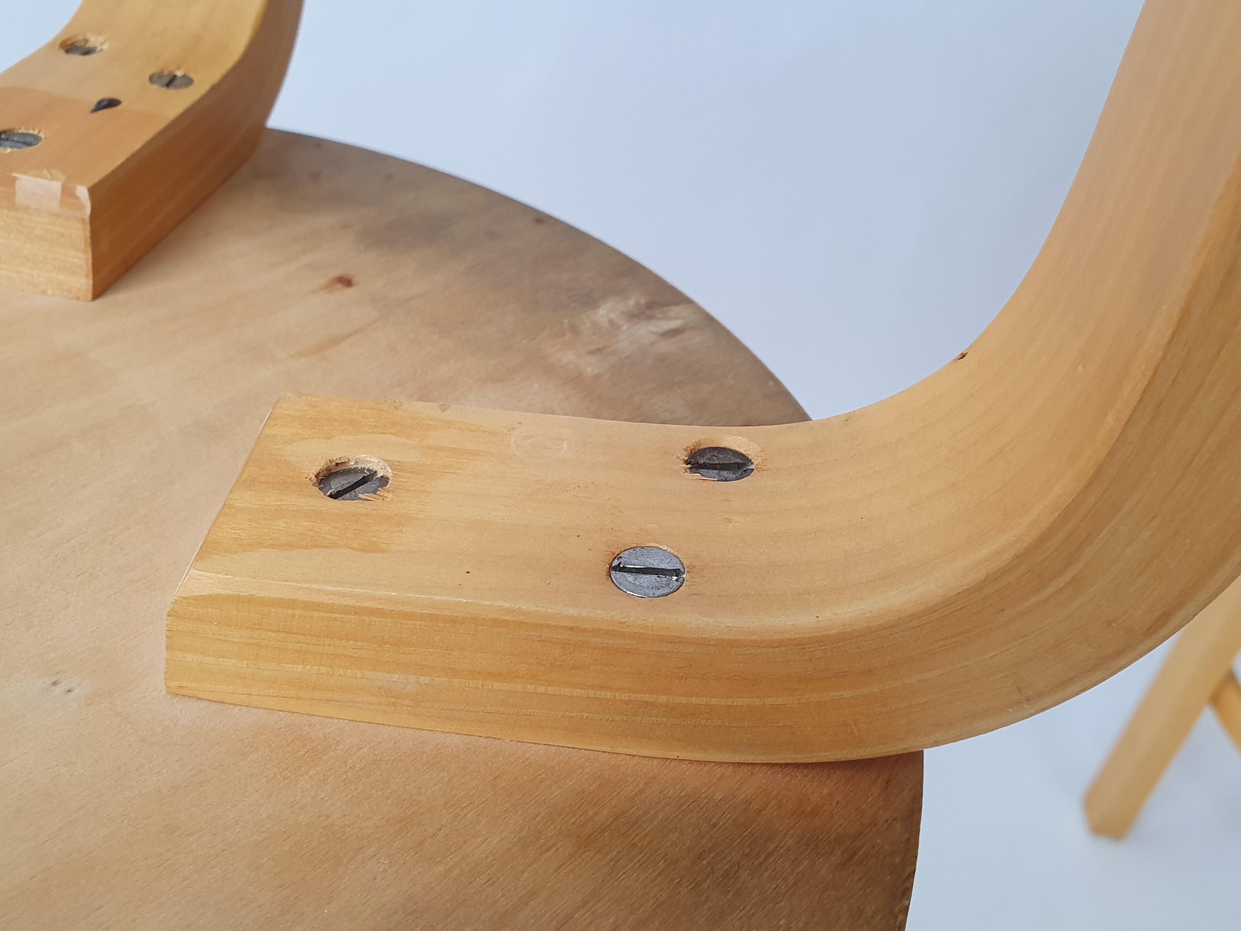 Alvar Aalto Bar Stool 64 by Artek 4 pieces 11