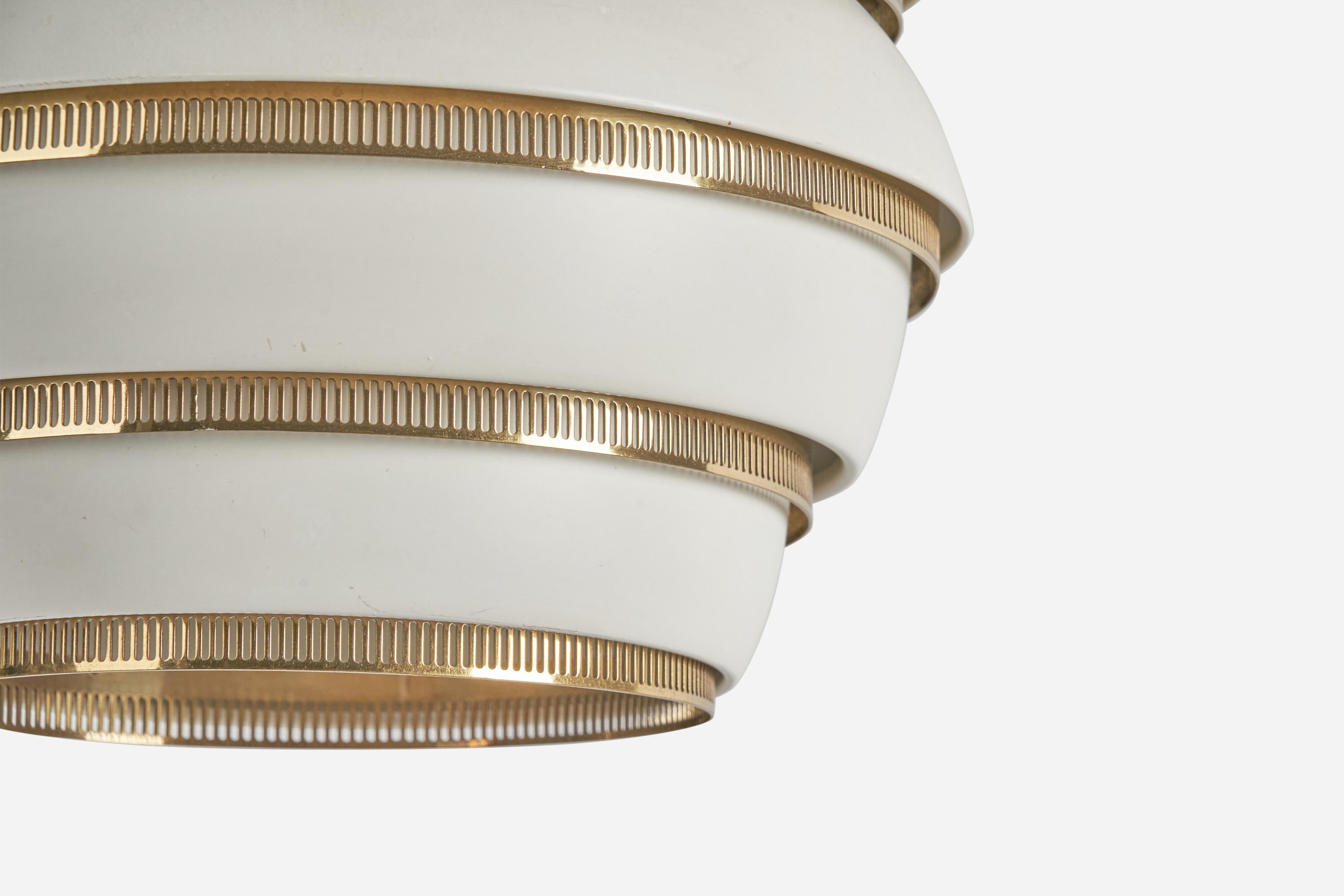 Metà XX secolo Alvar Aalto, Lampada da soffitto 