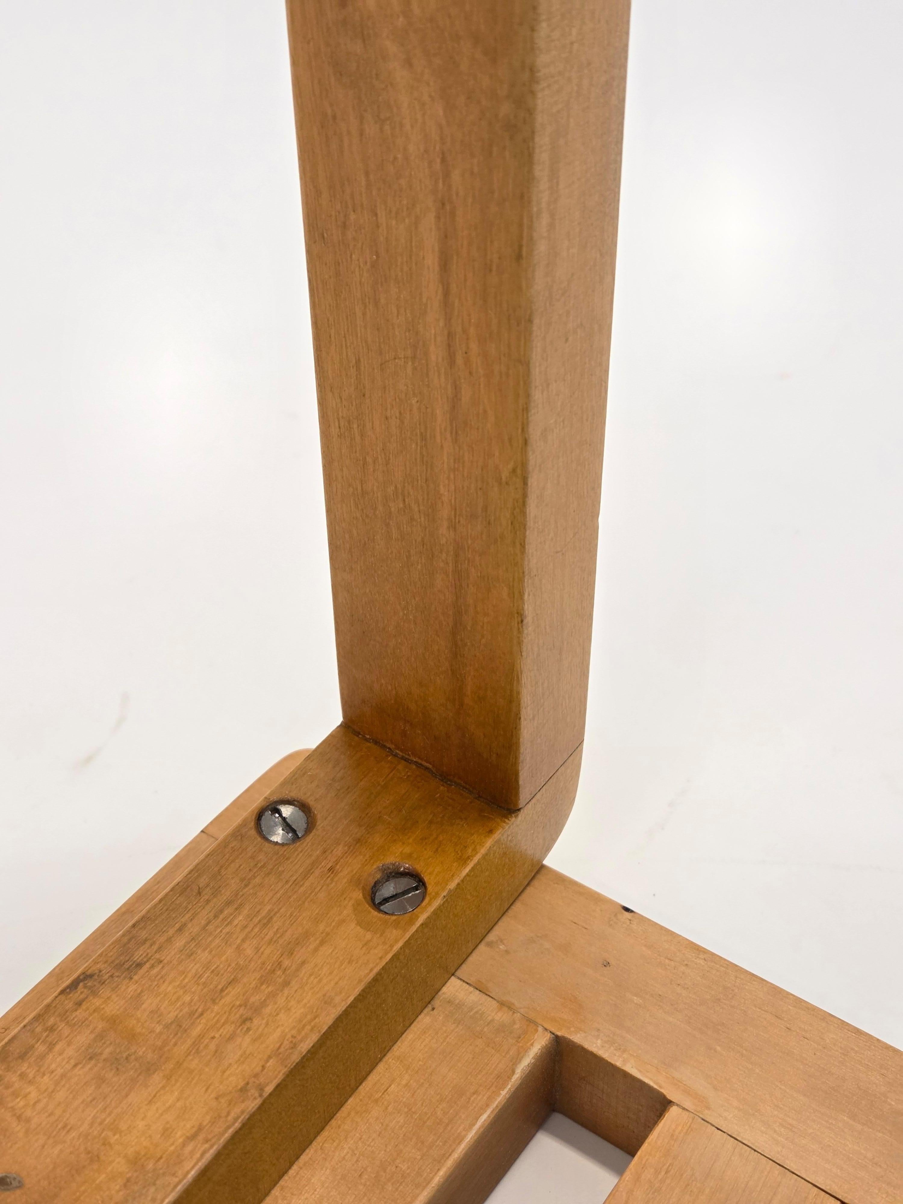 Alvar Aalto Bench with War Time Legs by Artek 1940s For Sale 5
