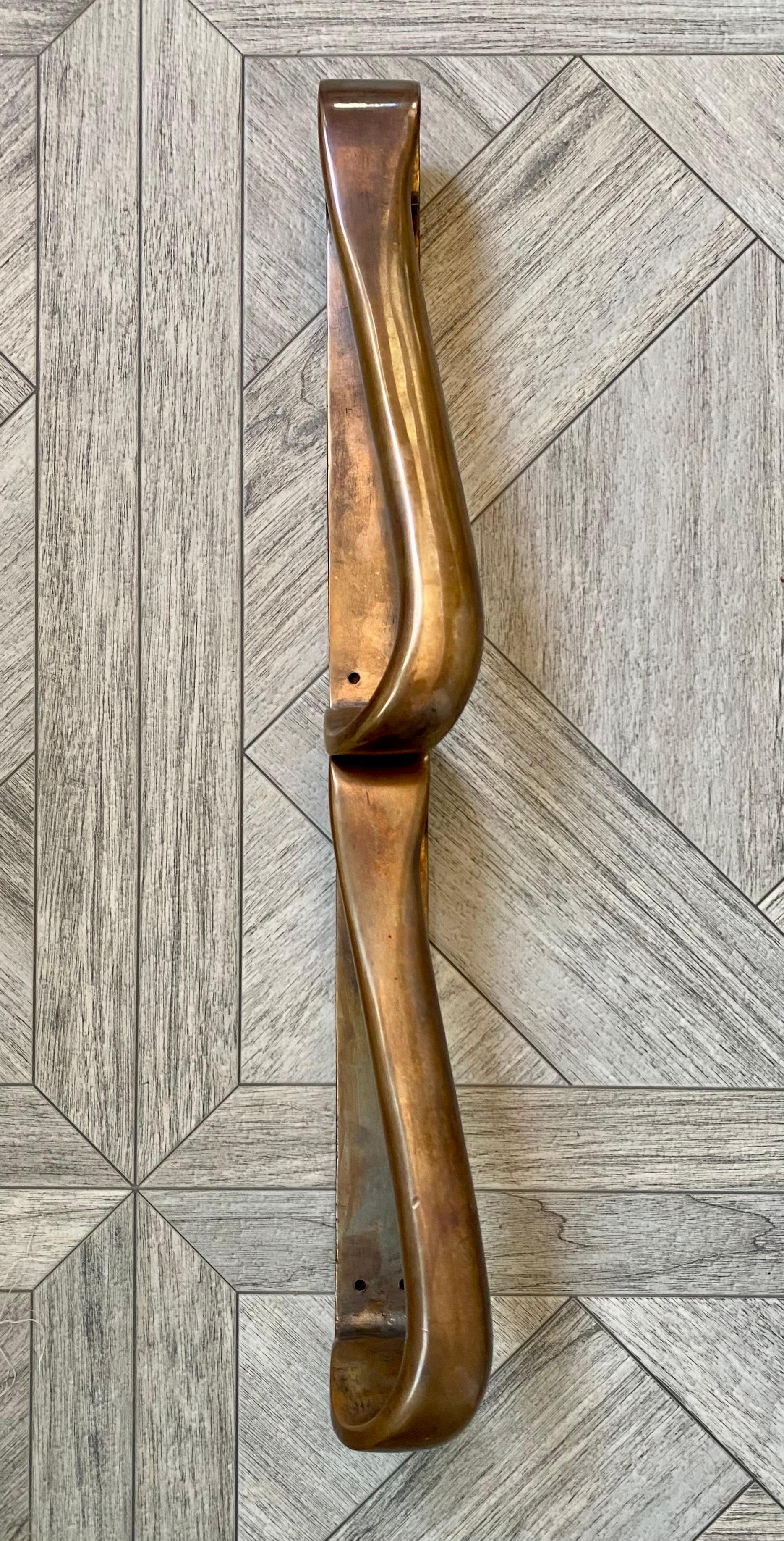 Alvar Aalto Bronze Door Hardware / Pulls, Set of 4 For Sale 13
