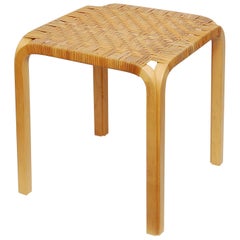 Retro Alvar Aalto Cane and Birch Y61 Stool