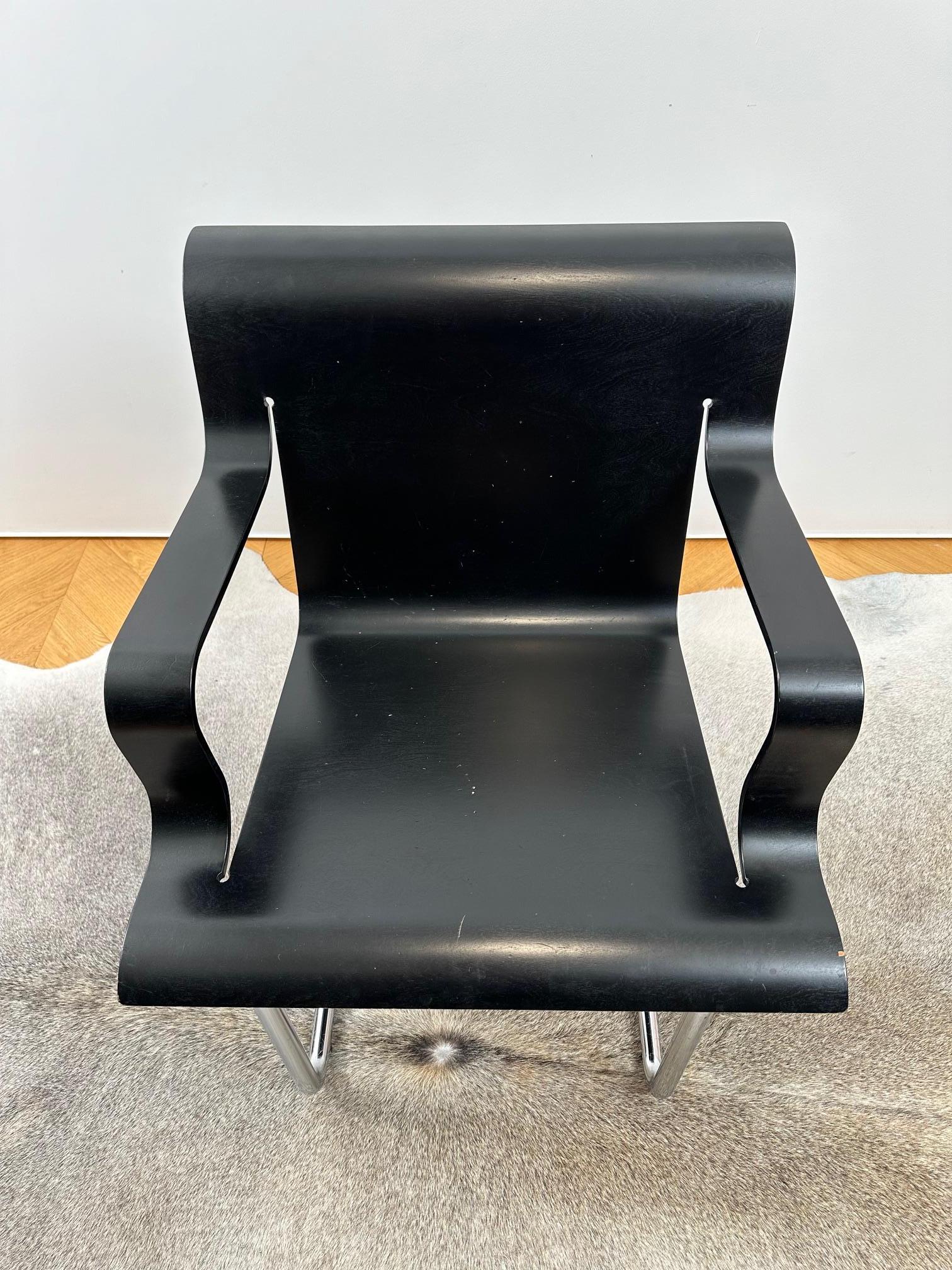 Seltener freitragender Alvar Aalto-Sessel Modell 26, Artek, Finnland im Angebot 6