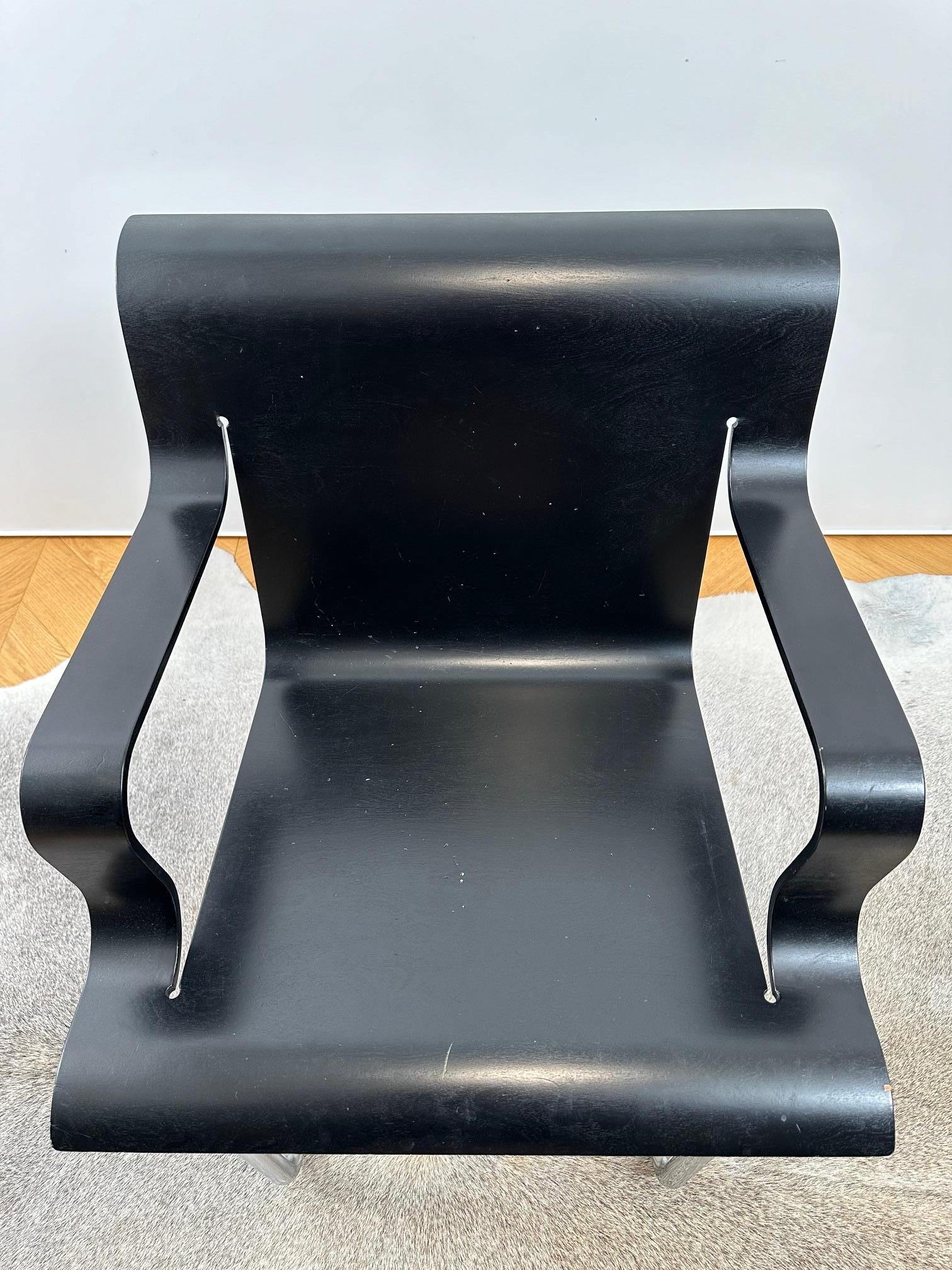 Seltener freitragender Alvar Aalto-Sessel Modell 26, Artek, Finnland im Angebot 7
