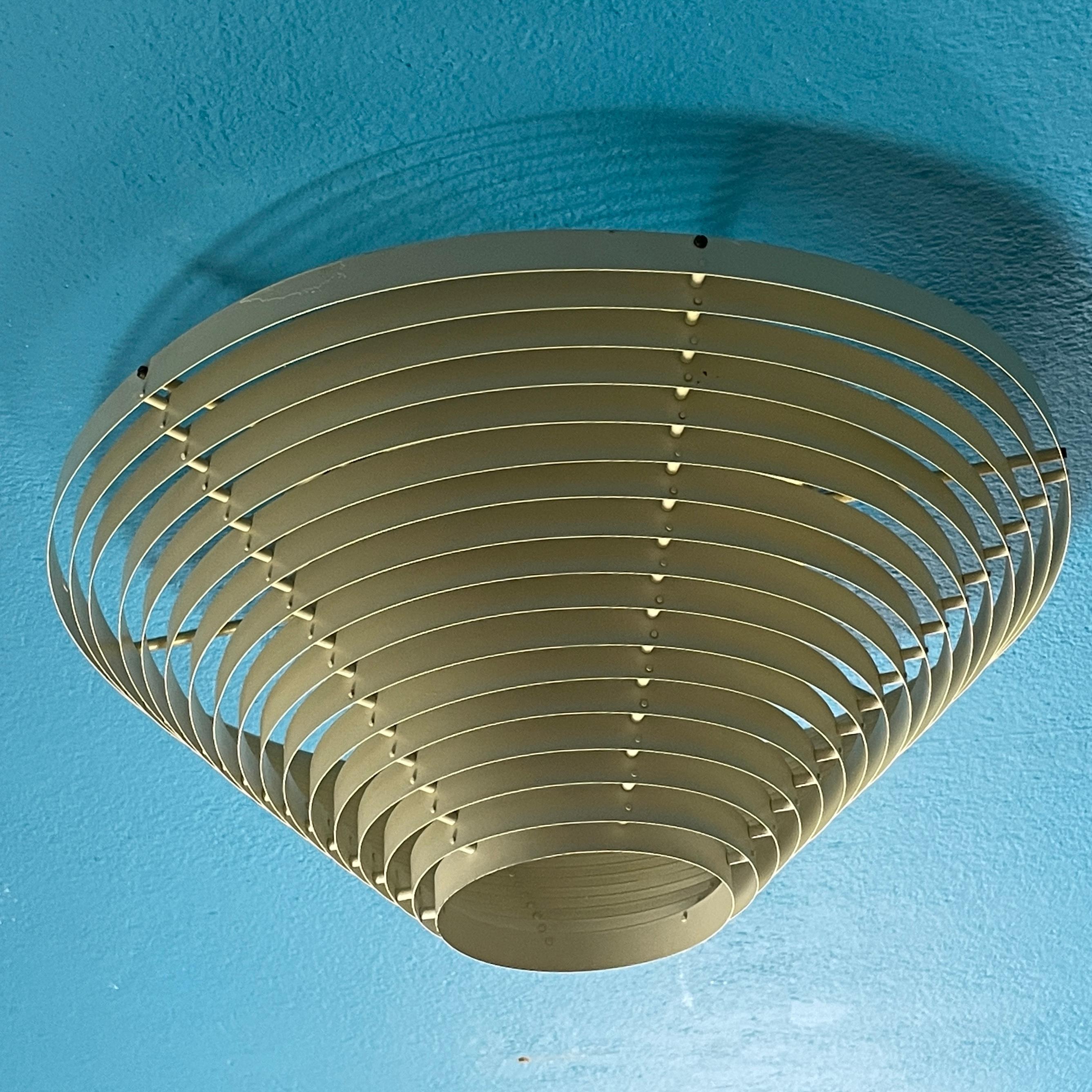 Mid-Century Modern Alvar Aalto Ceiling Lamp A622b - Early Version - Valaistustyö Ky Finland 1950s For Sale