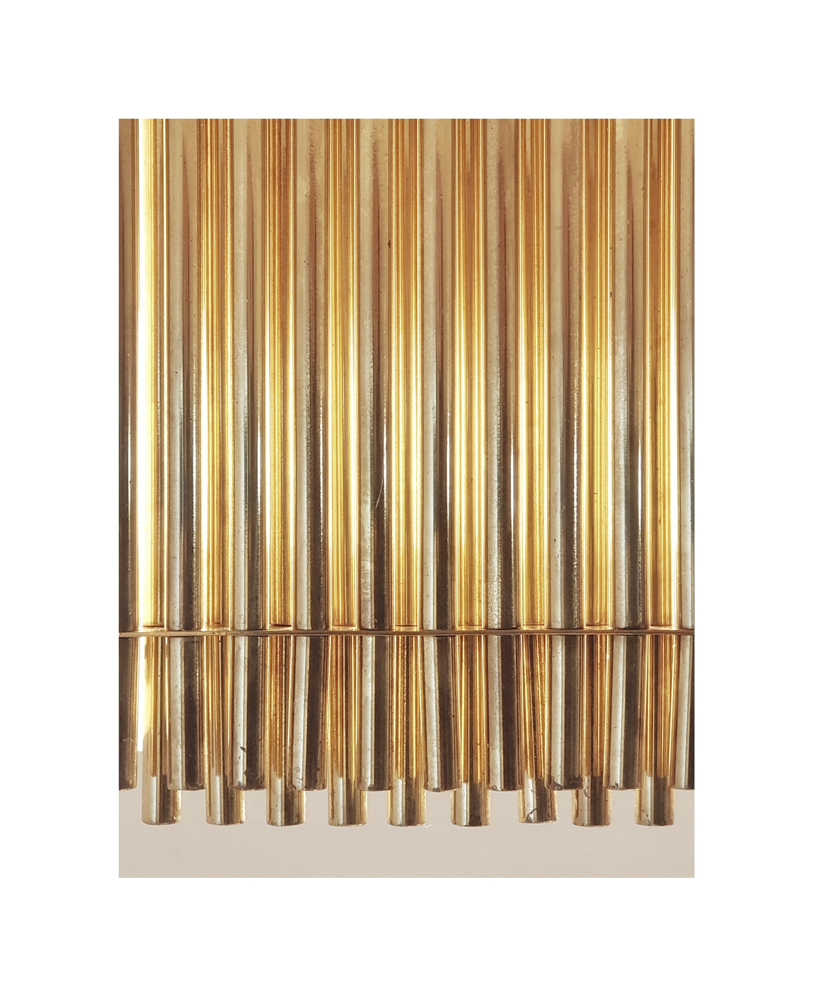 Metal Alvar Aalto Ceiling Lamp Designed for Enso-Gutzeit Headquarters, Idman 1962