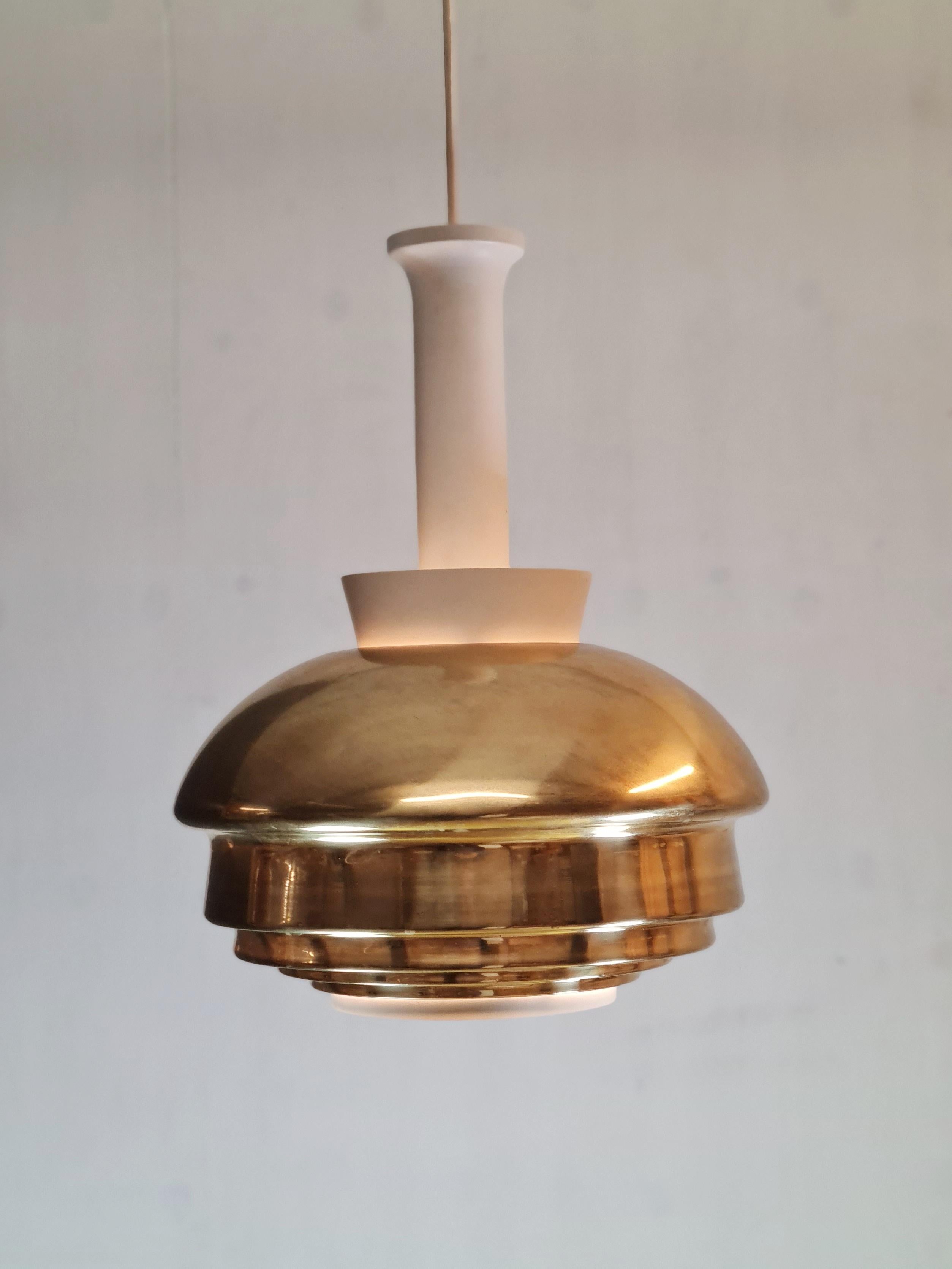 Scandinavian Modern Alvar Aalto Ceiling Lamp Model A335, Valaisinpaja