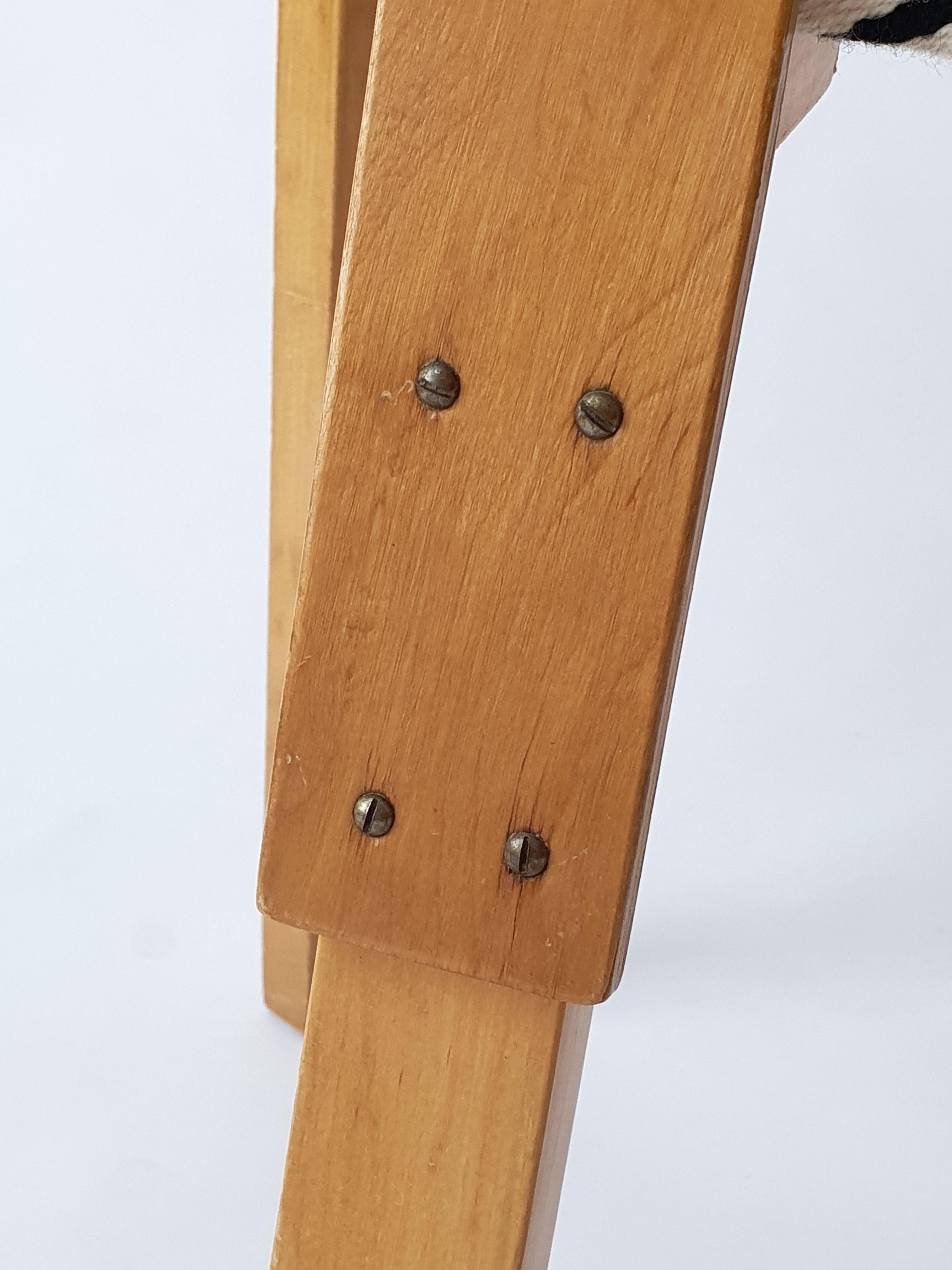 Finlandese Sedia Alvar Aalto Artek A65 anni '40