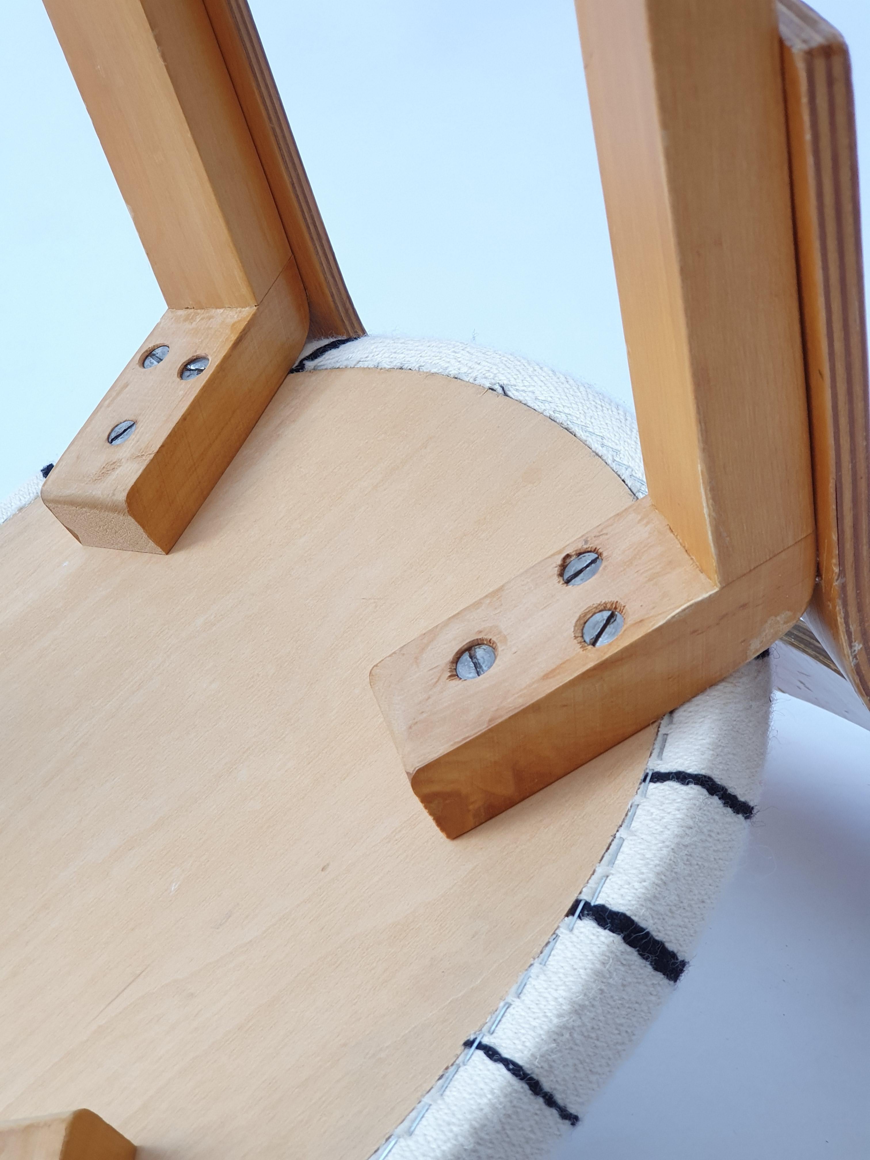 Sedia Alvar Aalto Artek A65 anni '40 1