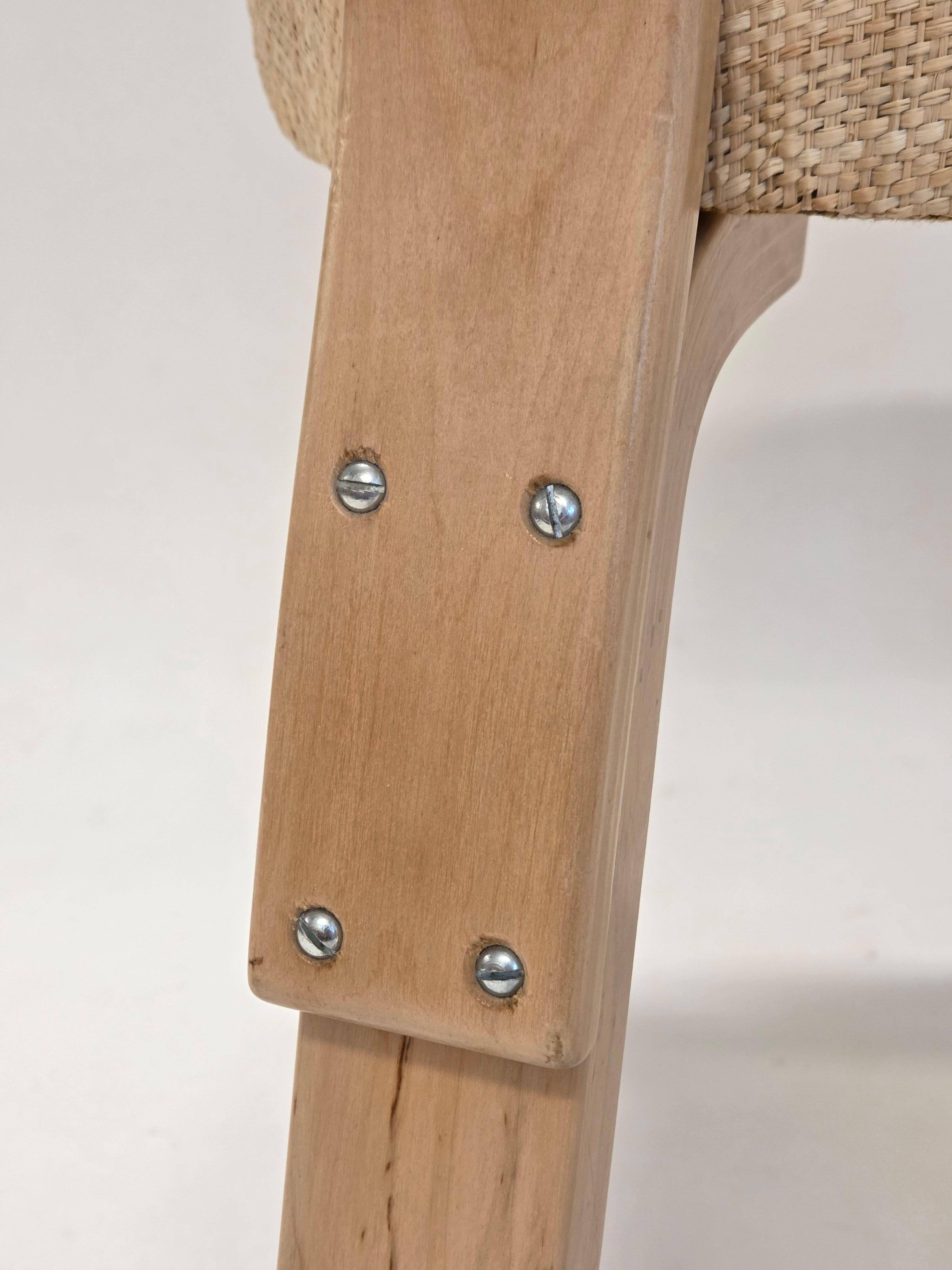 Alvar Aalto chair model 62 by Artek 1950s For Sale 8