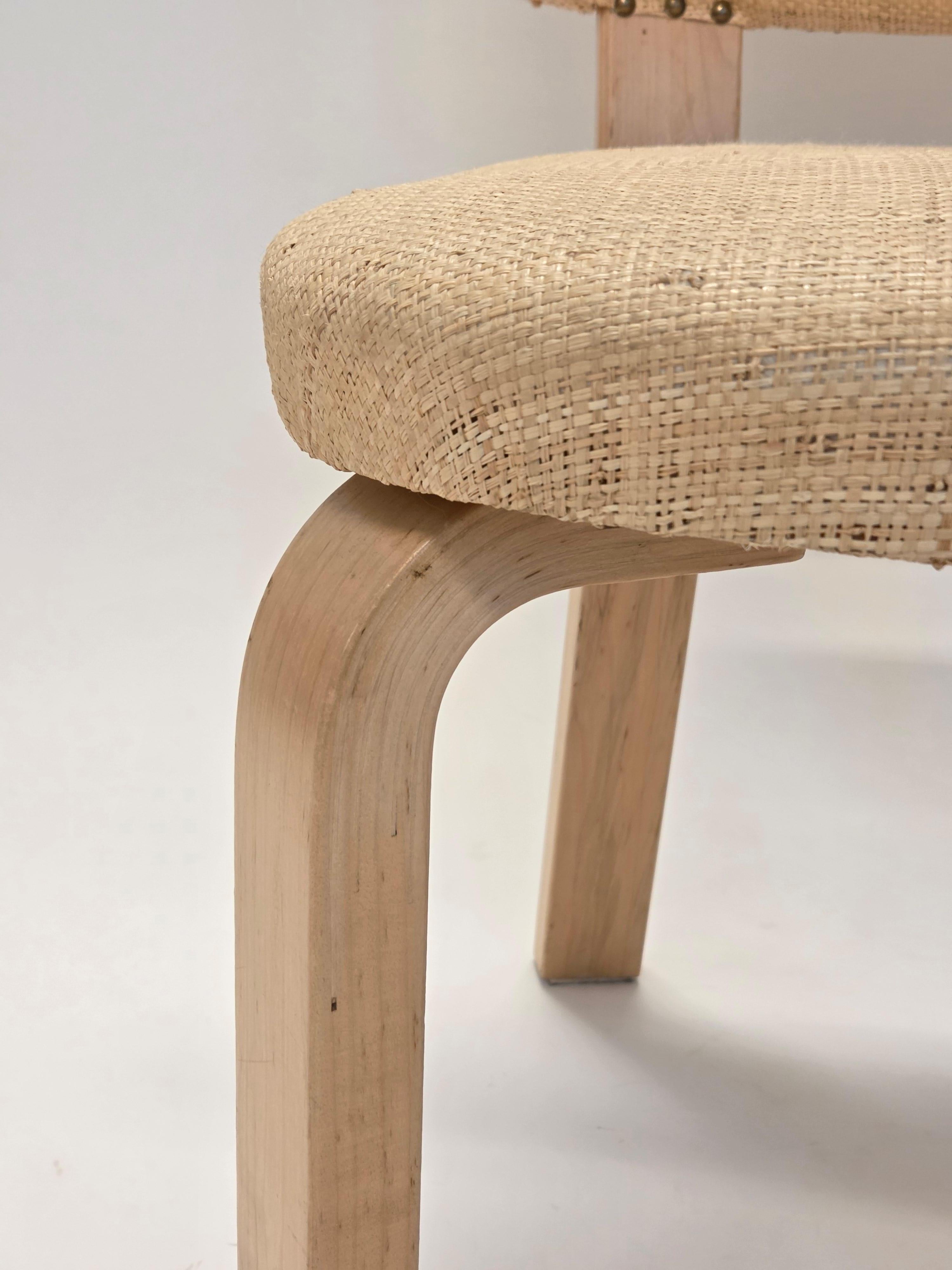 Finnish Alvar Aalto chair model 62 by Artek 1950s For Sale