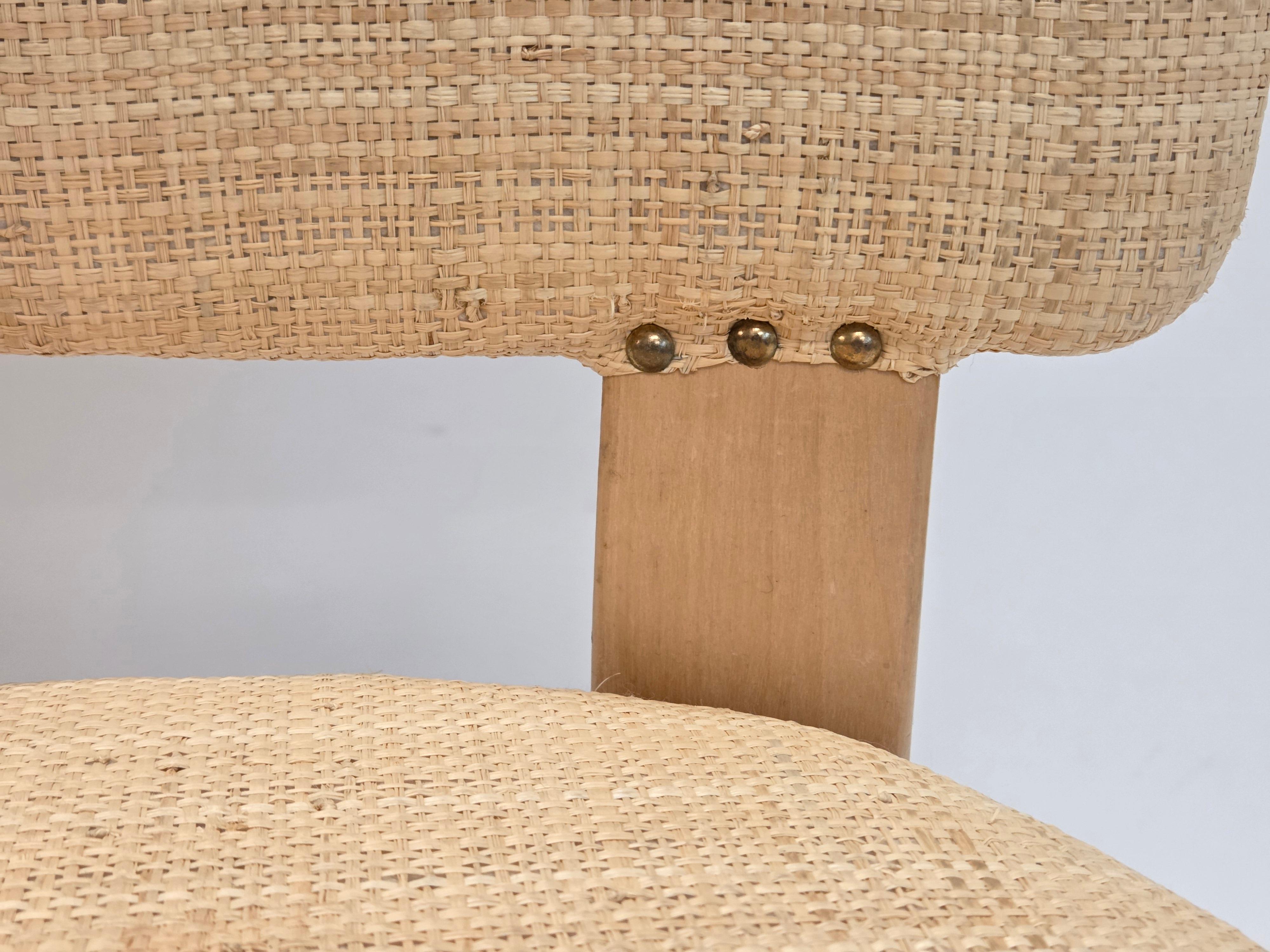 Alvar Aalto chair model 62 by Artek 1950s For Sale 1