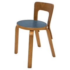 Chaise Alvar Aalto+Aalto modèle 65 par Artek années 1960