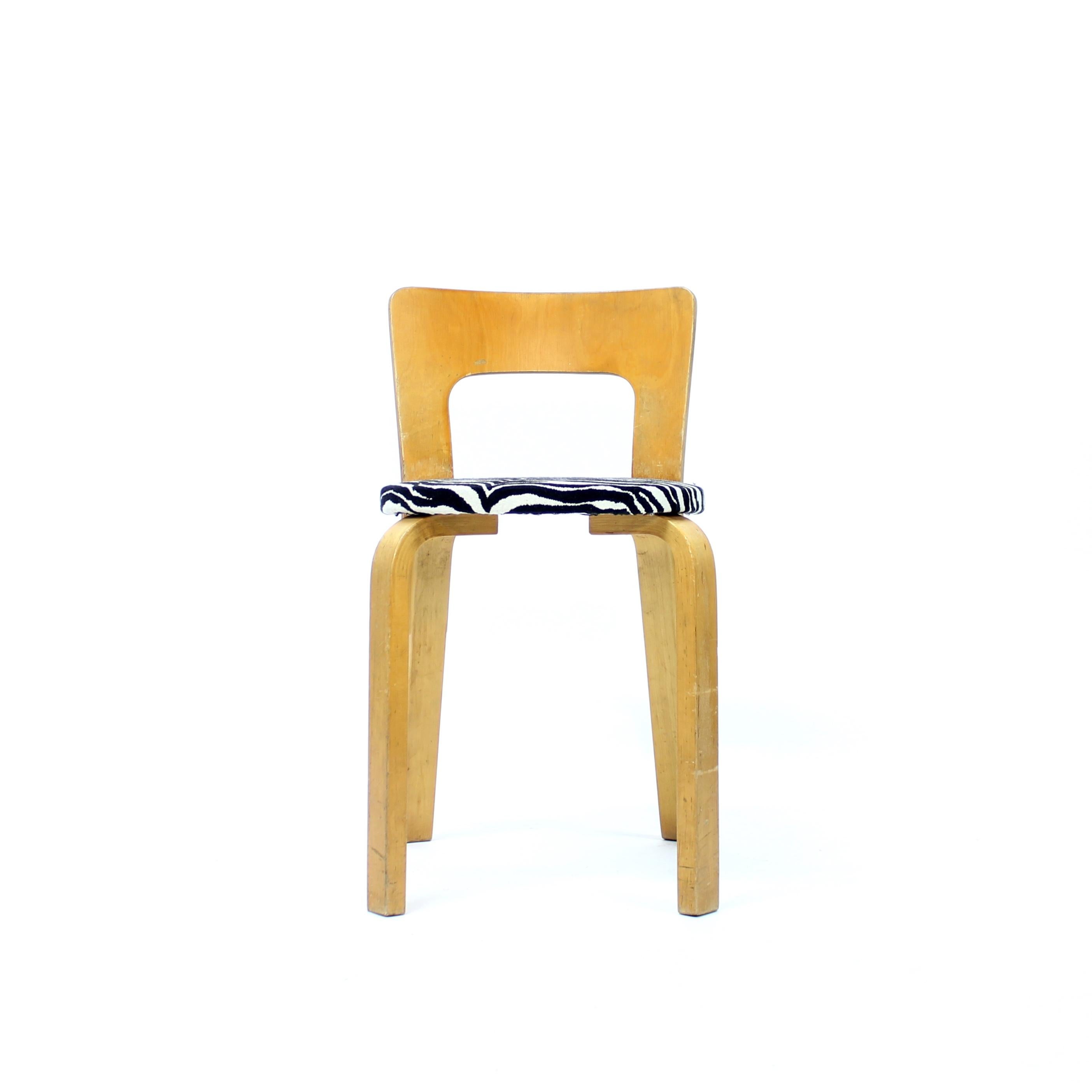 Suédois Alvar Aalto, chaise modèle 65 pour Artek, production suédoise rare, Hedemora, vers 1950 en vente