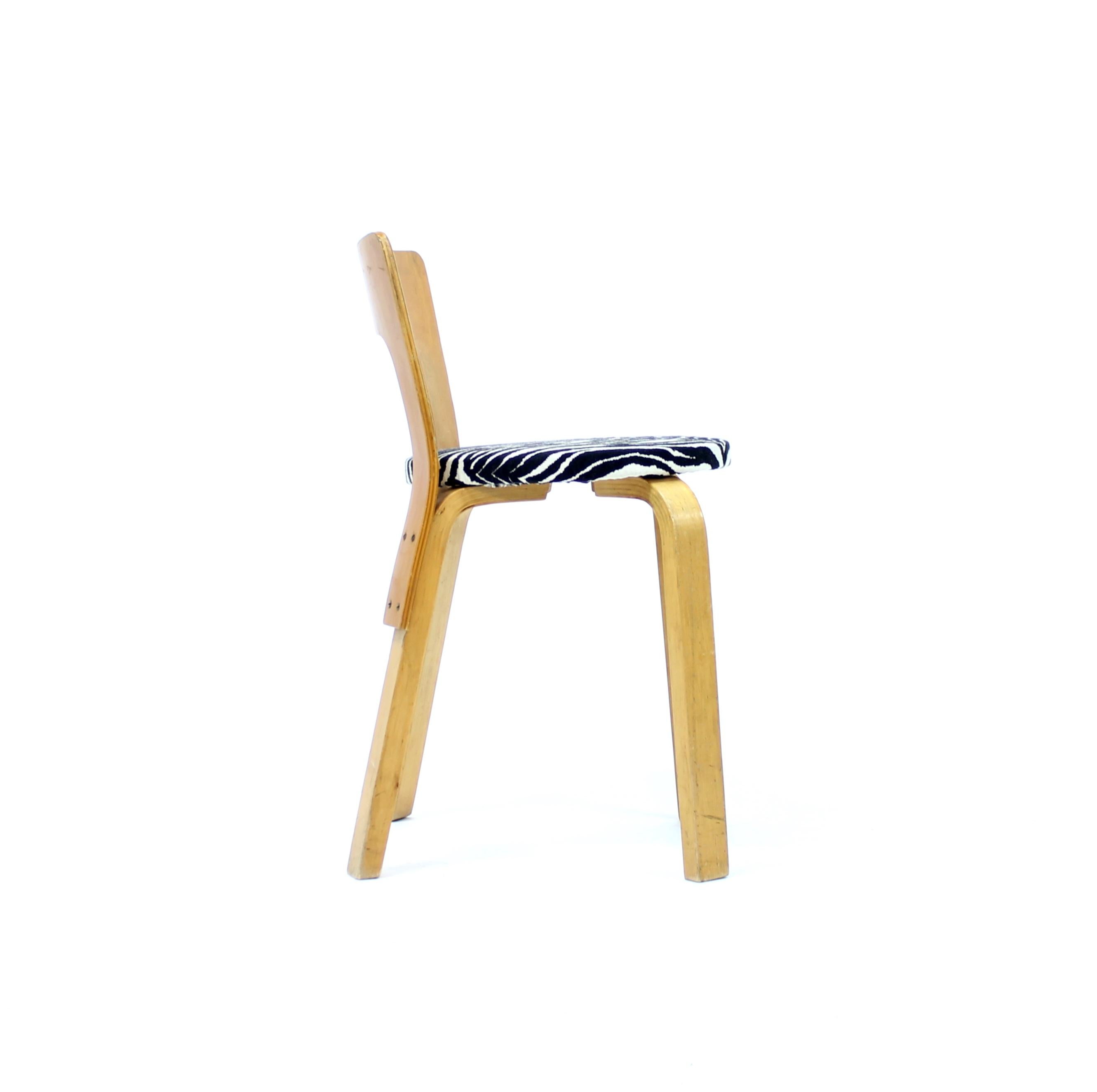 Bouleau Alvar Aalto, chaise modèle 65 pour Artek, production suédoise rare, Hedemora, vers 1950 en vente
