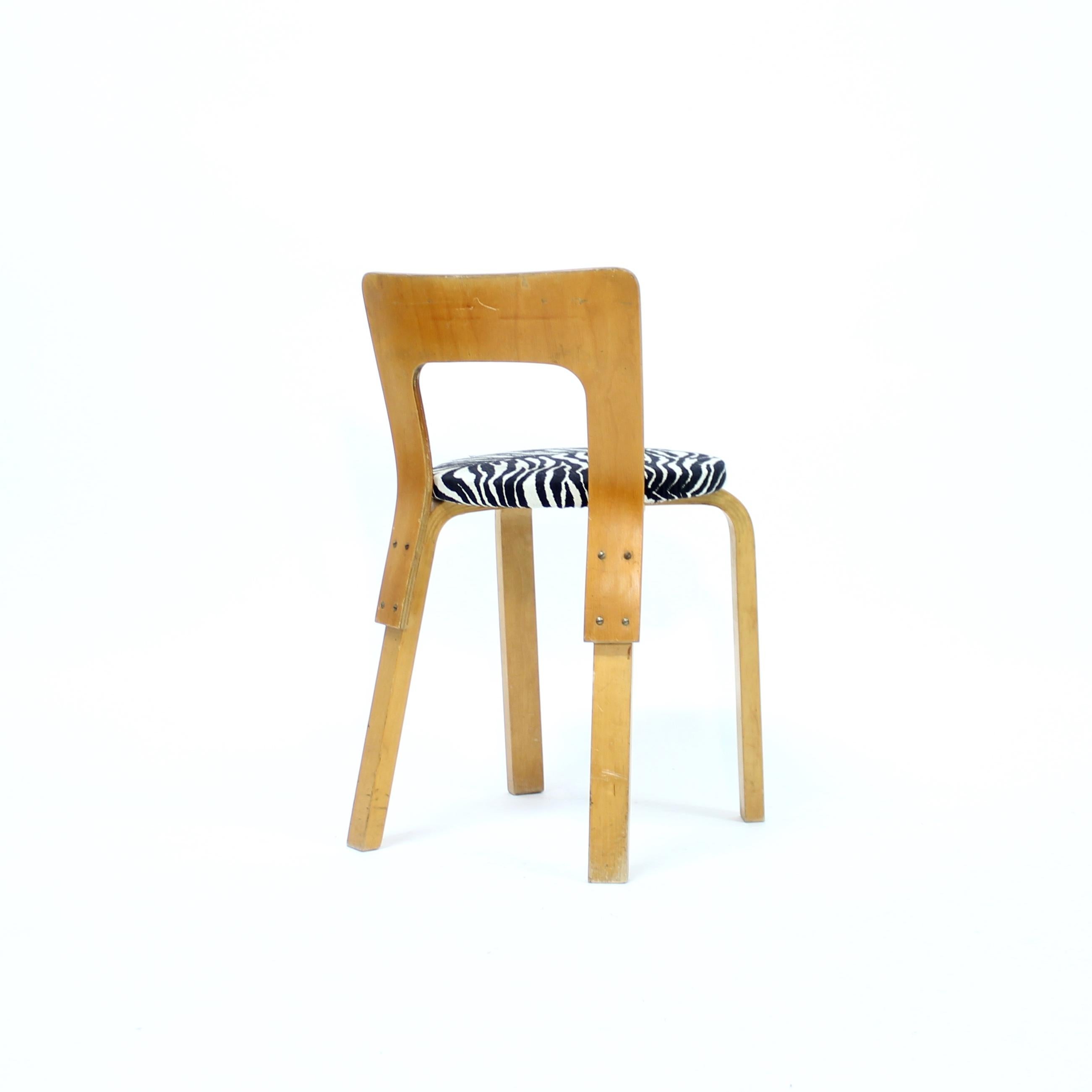 Alvar Aalto, chaise modèle 65 pour Artek, production suédoise rare, Hedemora, vers 1950 en vente 2