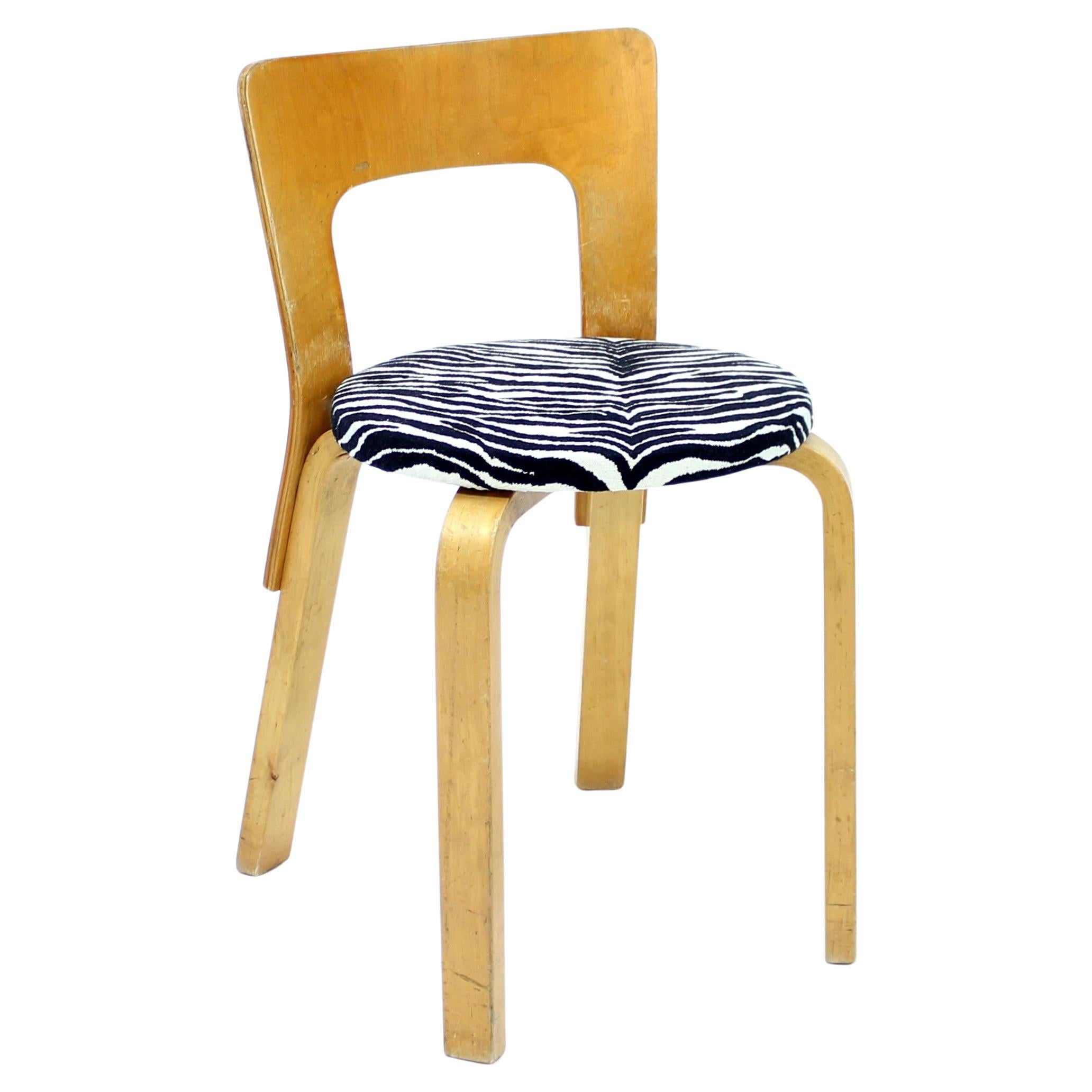 Alvar Aalto, sedia modello 65 per Artek, rara produzione svedese, Hedemora 1950 ca.