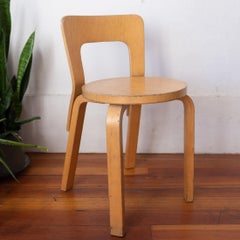 Alvar Aalto Chair Stool Model 65