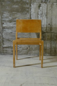 sedia alvar aalto611 anni '50 naturale