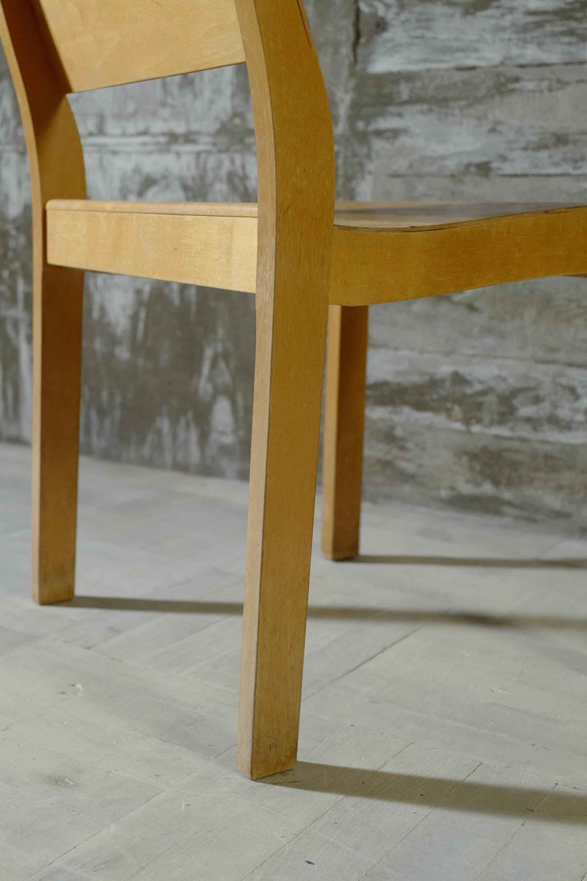 alvar aalto Stuhl611 50er Jahre natürlich (Birke) im Angebot