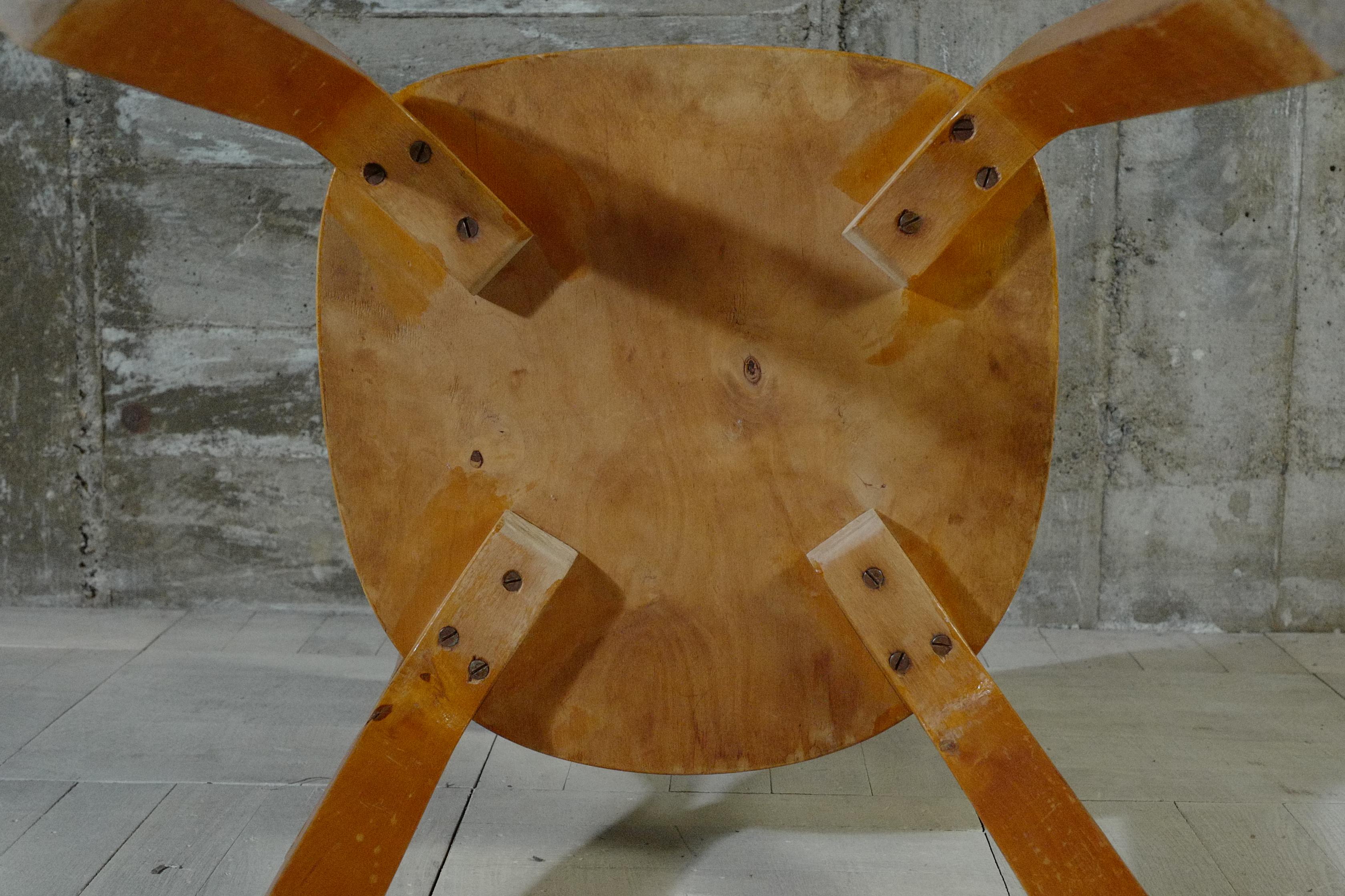 alvar aalto chair69 natural 1930's For Sale 6