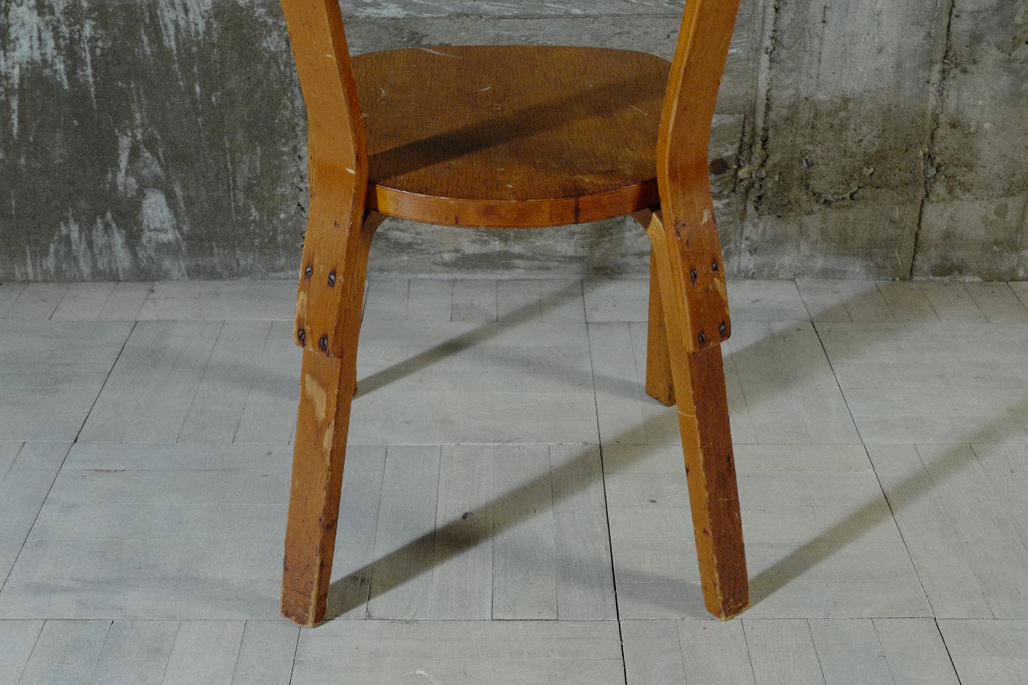 alvar aalto chair69 natural hedemora 1940's For Sale 4