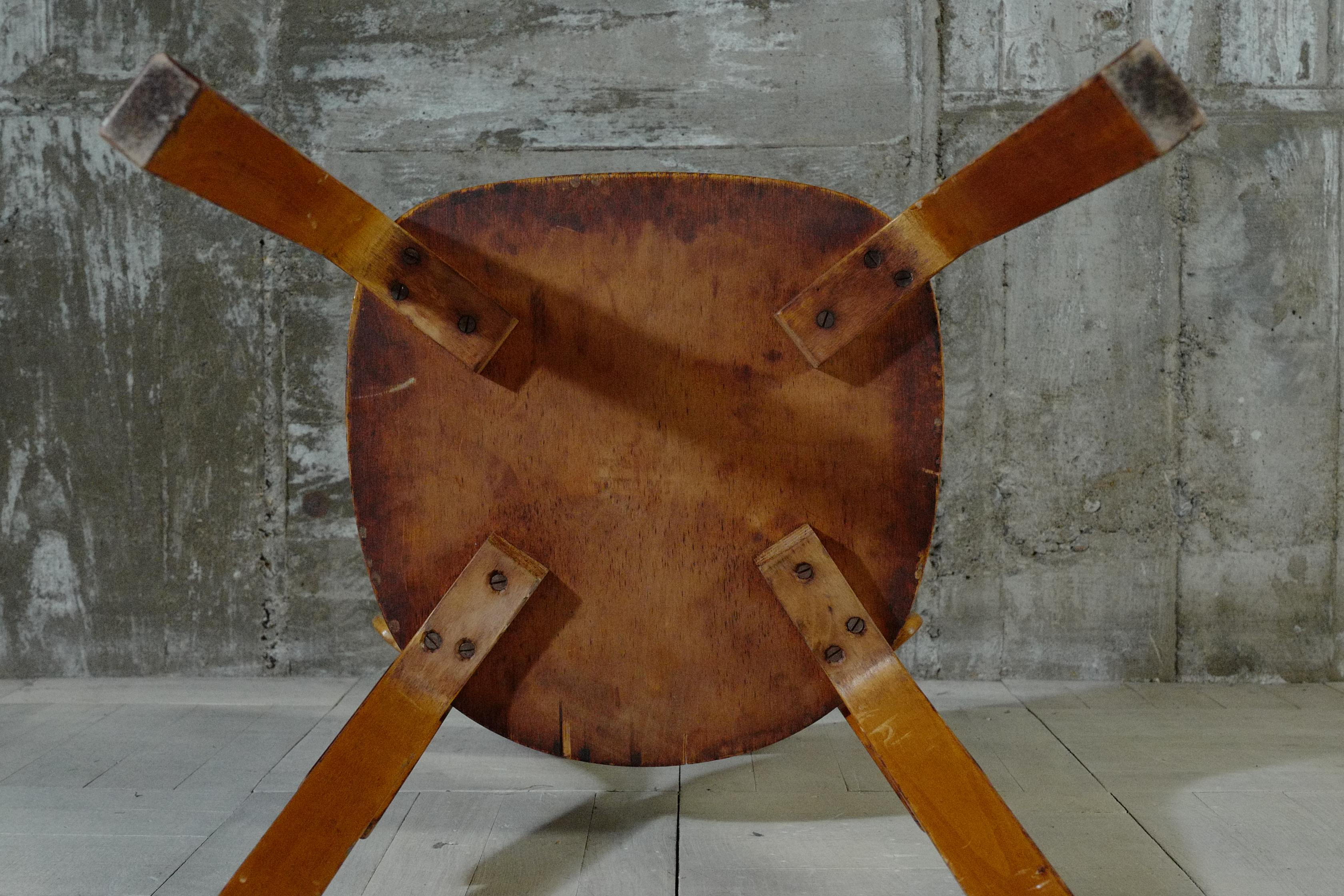 alvar aalto chair69 natural hedemora 1940's For Sale 9