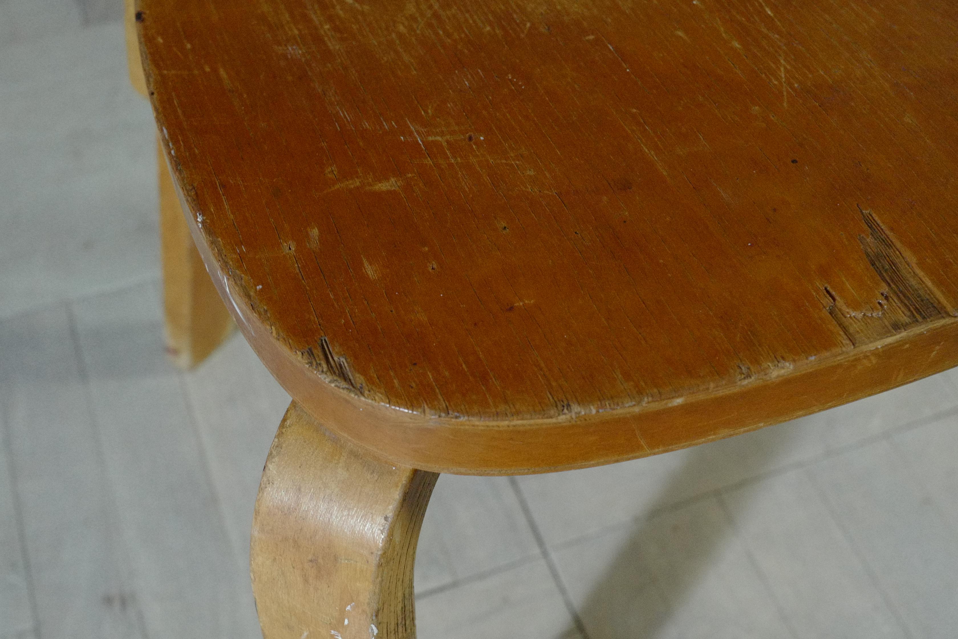 alvar aalto chair69 natural hedemora 1940's For Sale 9