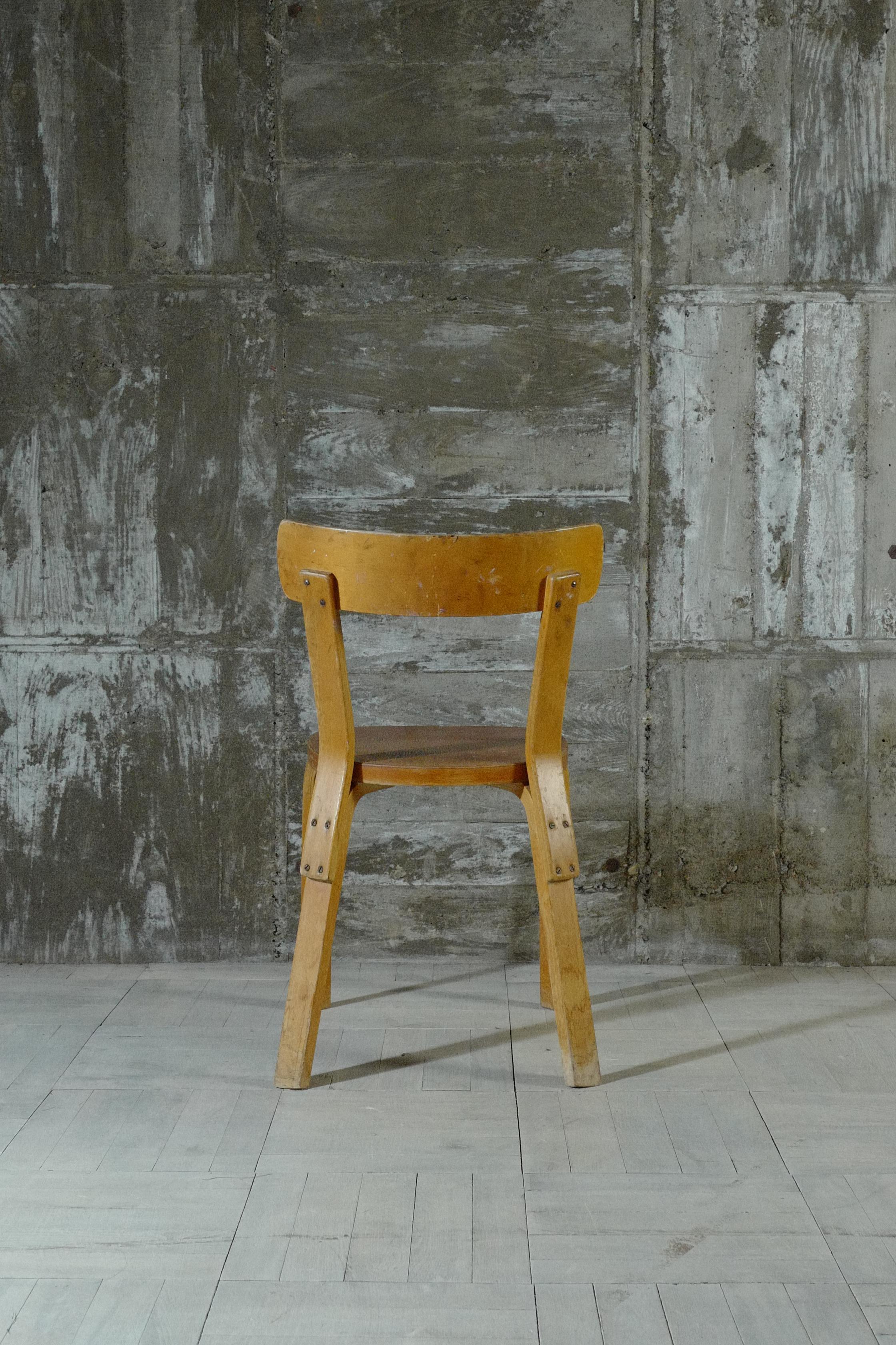 Moderne Alvar Aalto+Aalto chaise69 naturelle hedemora 1940's en vente