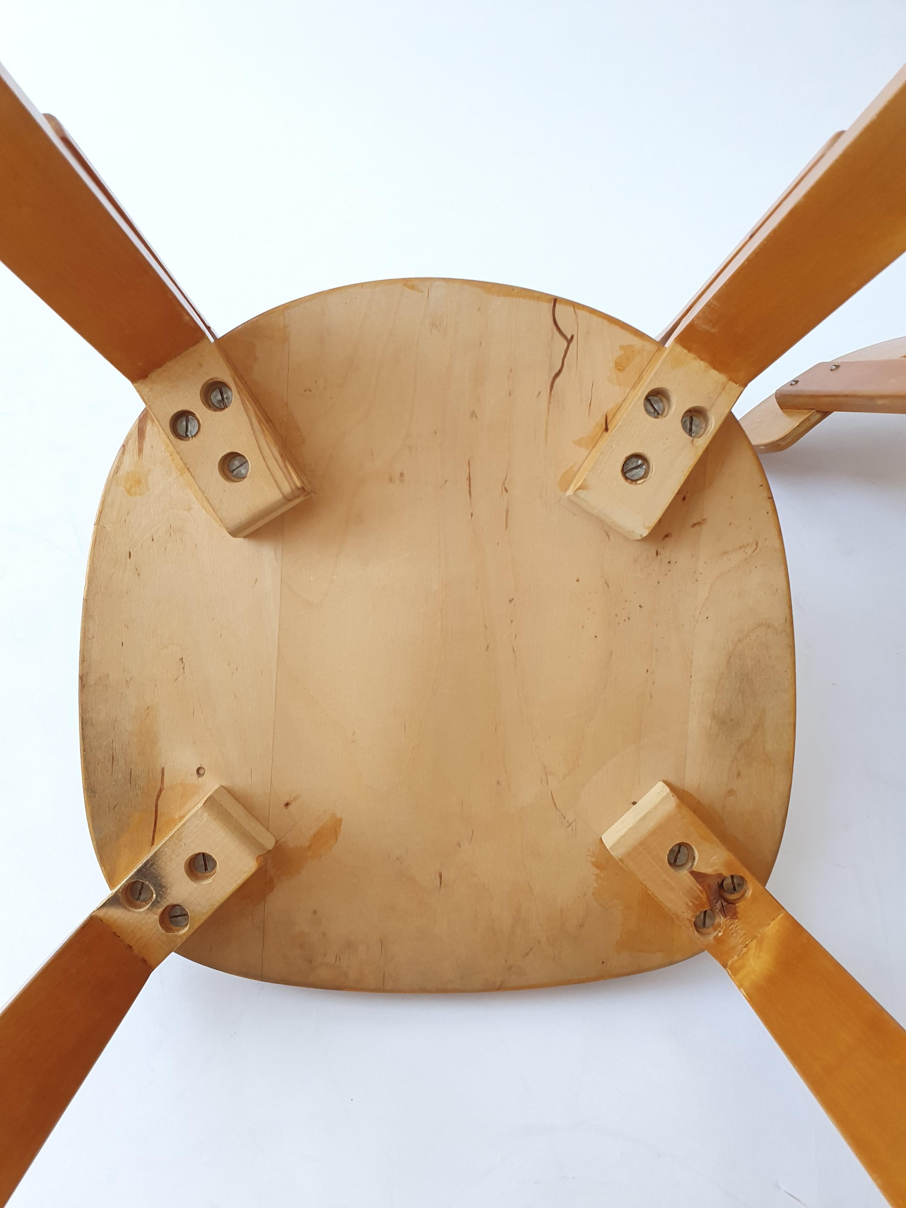 Alvar Aalto chairs 1940s by Artek model 69 6
